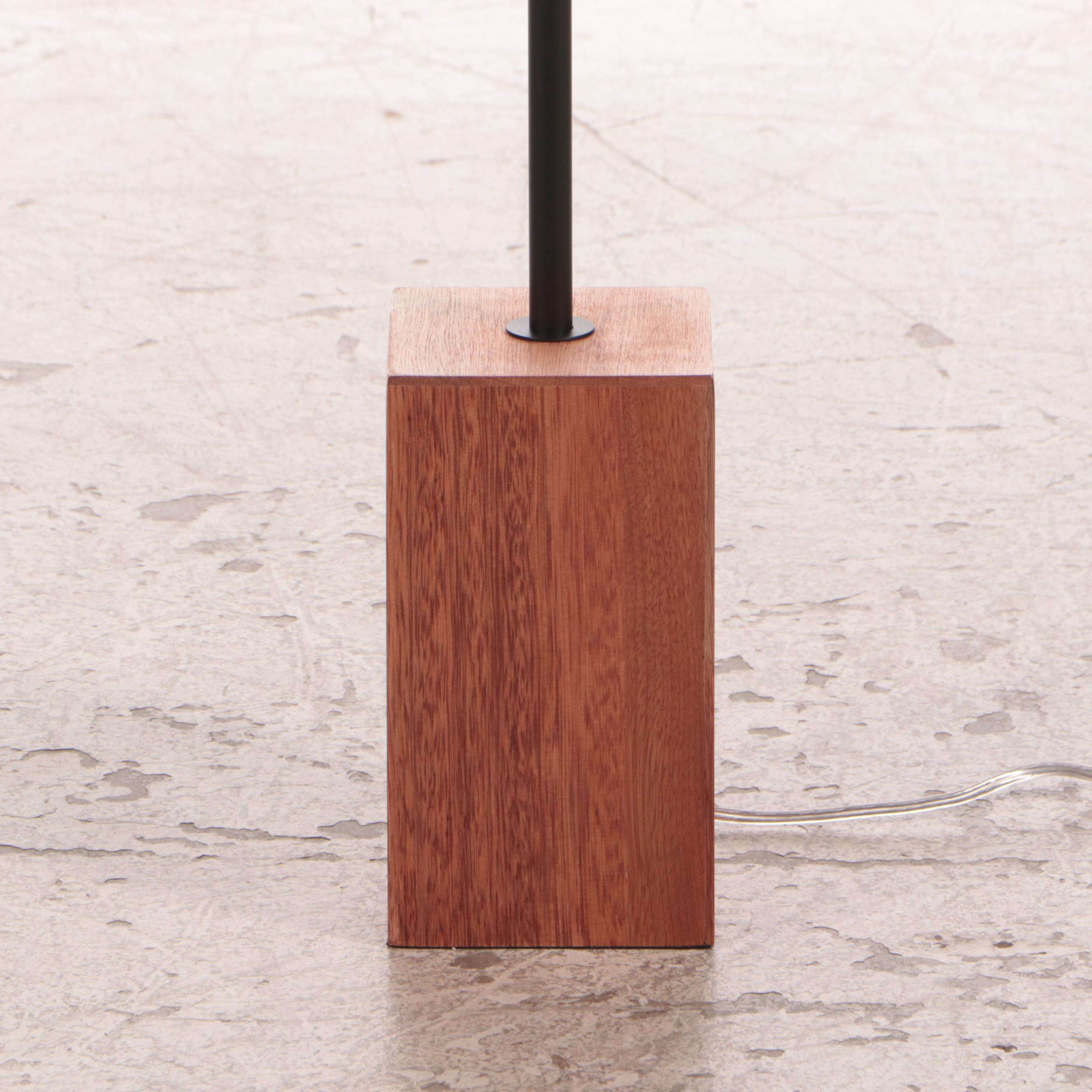 Project 62 Floor Lamp with Wood Block Base