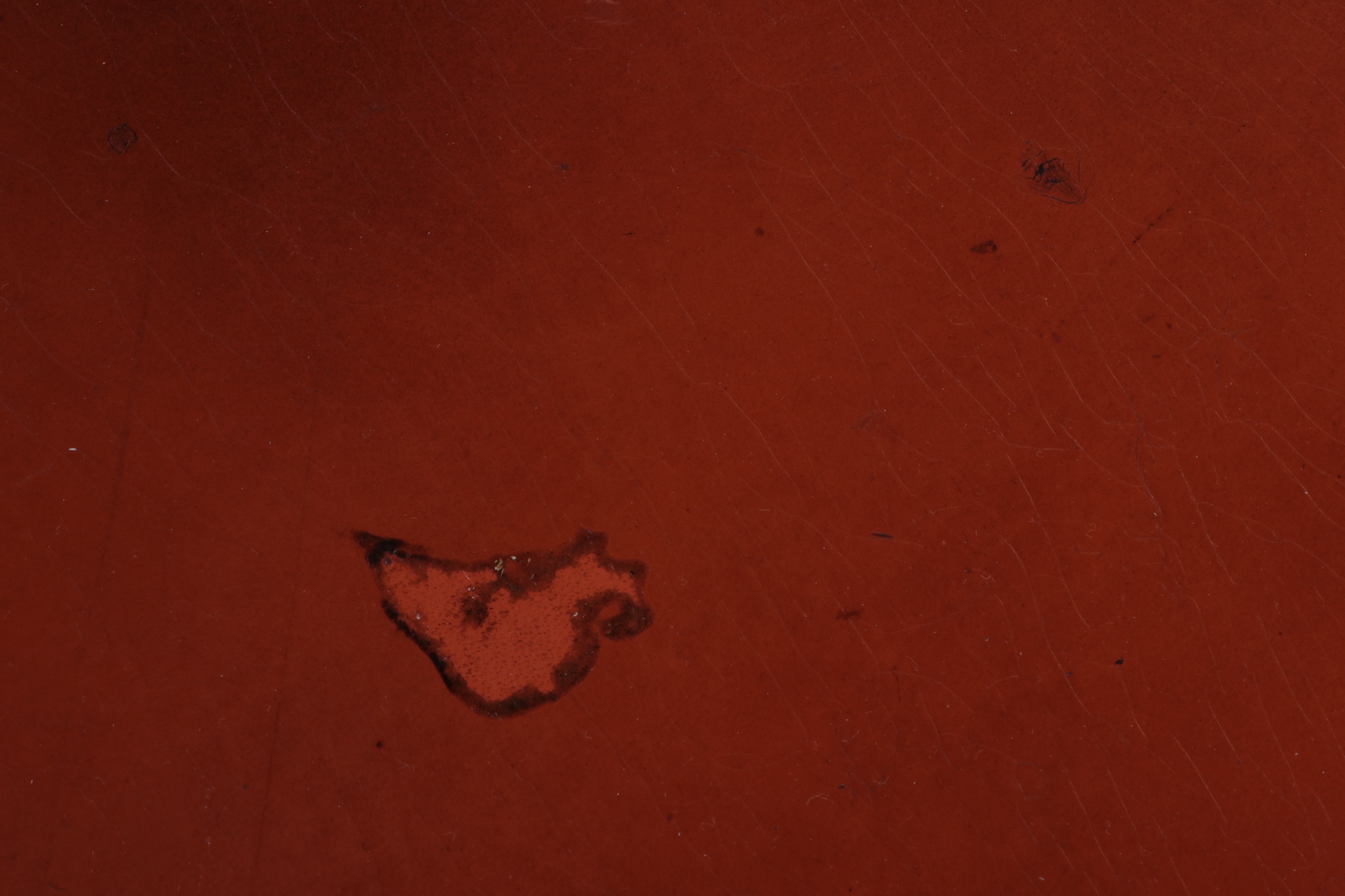 Federal Style Mahogany Four-Drawer Serpentine Bedside Chest, Mid-20th Century