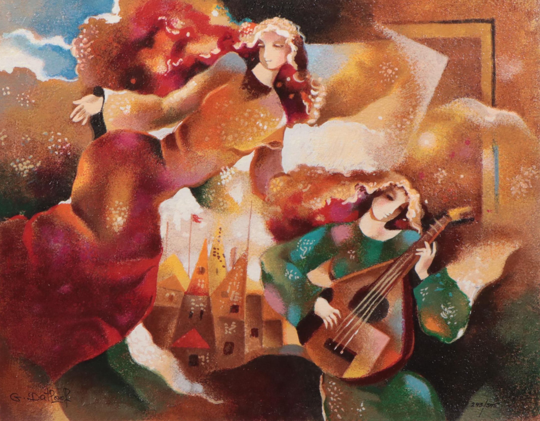 Galina Datloof Serigraph "Tranquil Moment"