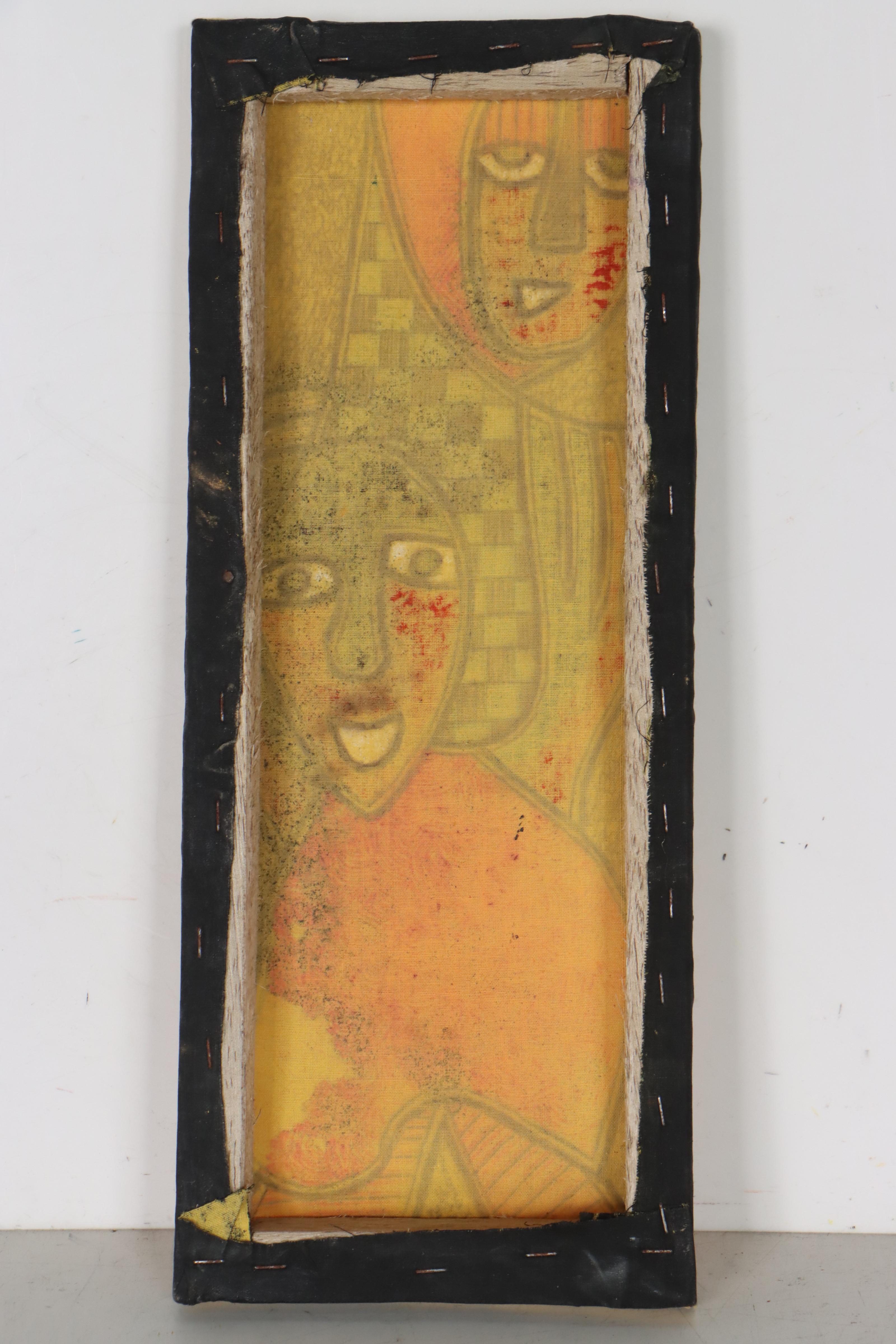 Kayode Buraimoh Mixed Media Painting, 2015