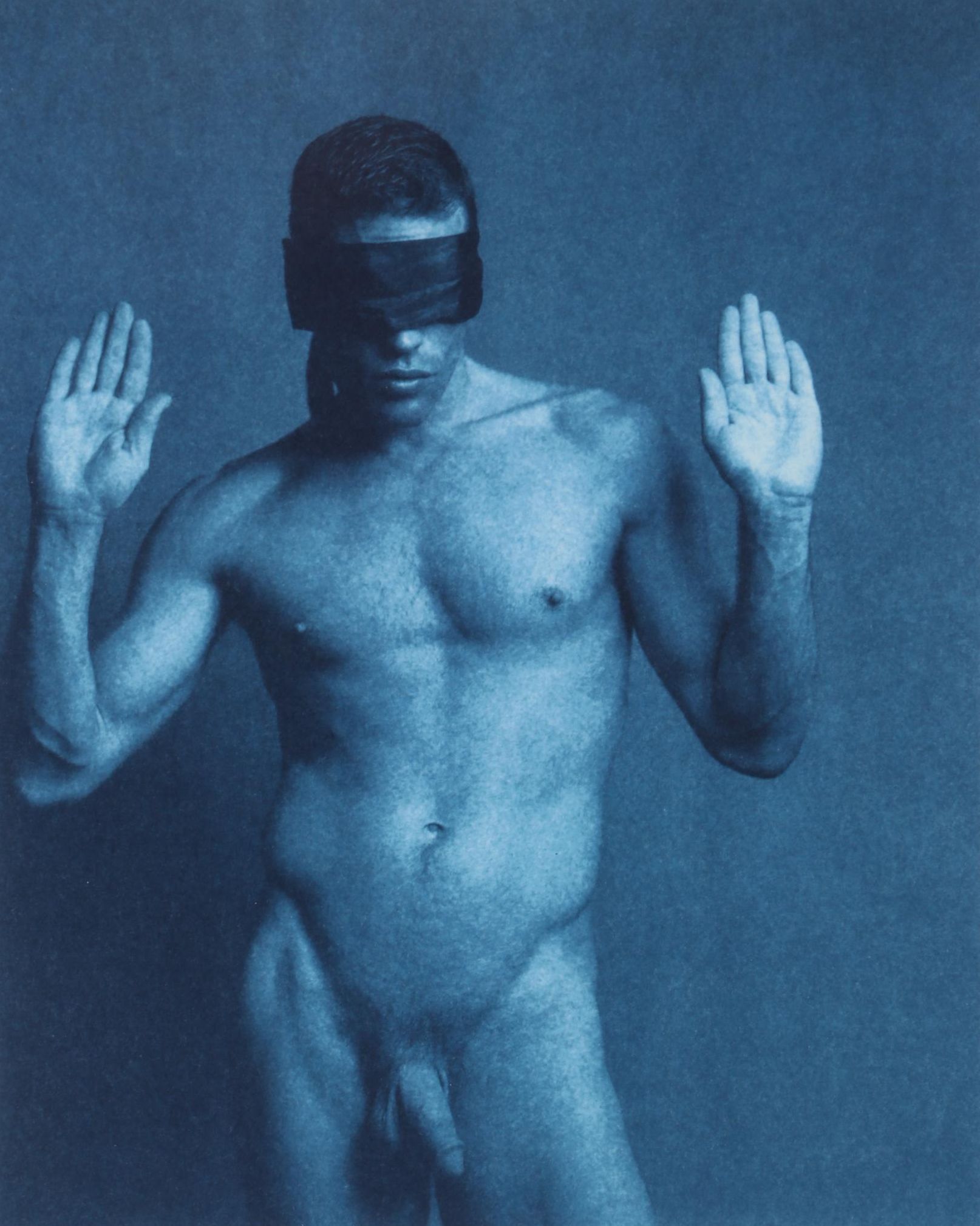 John Dugdale Photogravure "Night's Watch (Hands Up)," 2002