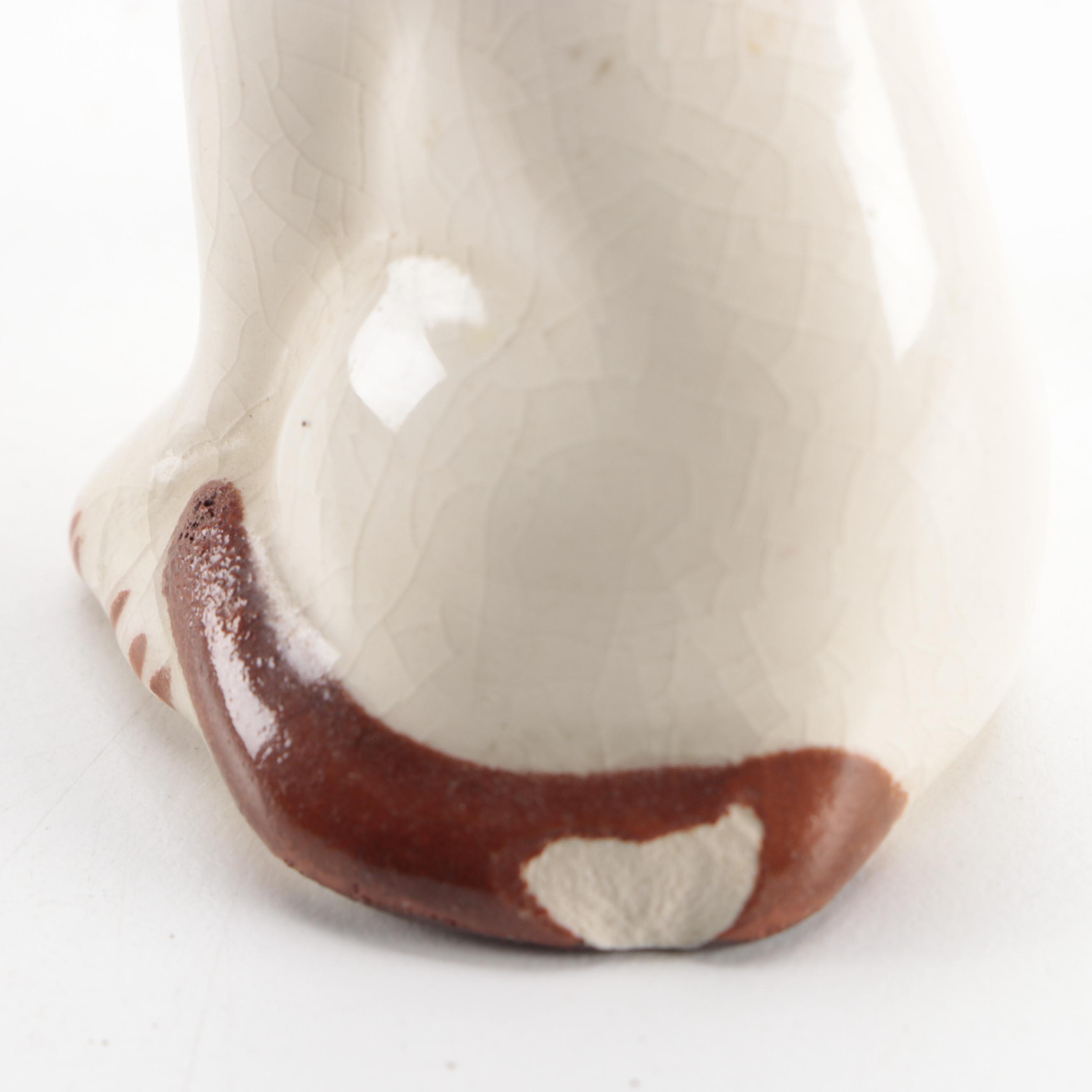 Norleans Spaniel and Other Japanese Ceramic and Plastic Dog Figurines