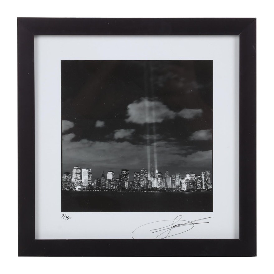 Jason R. Wilson Manhattan Skyline Digital Photograph "Courage," 21st Century