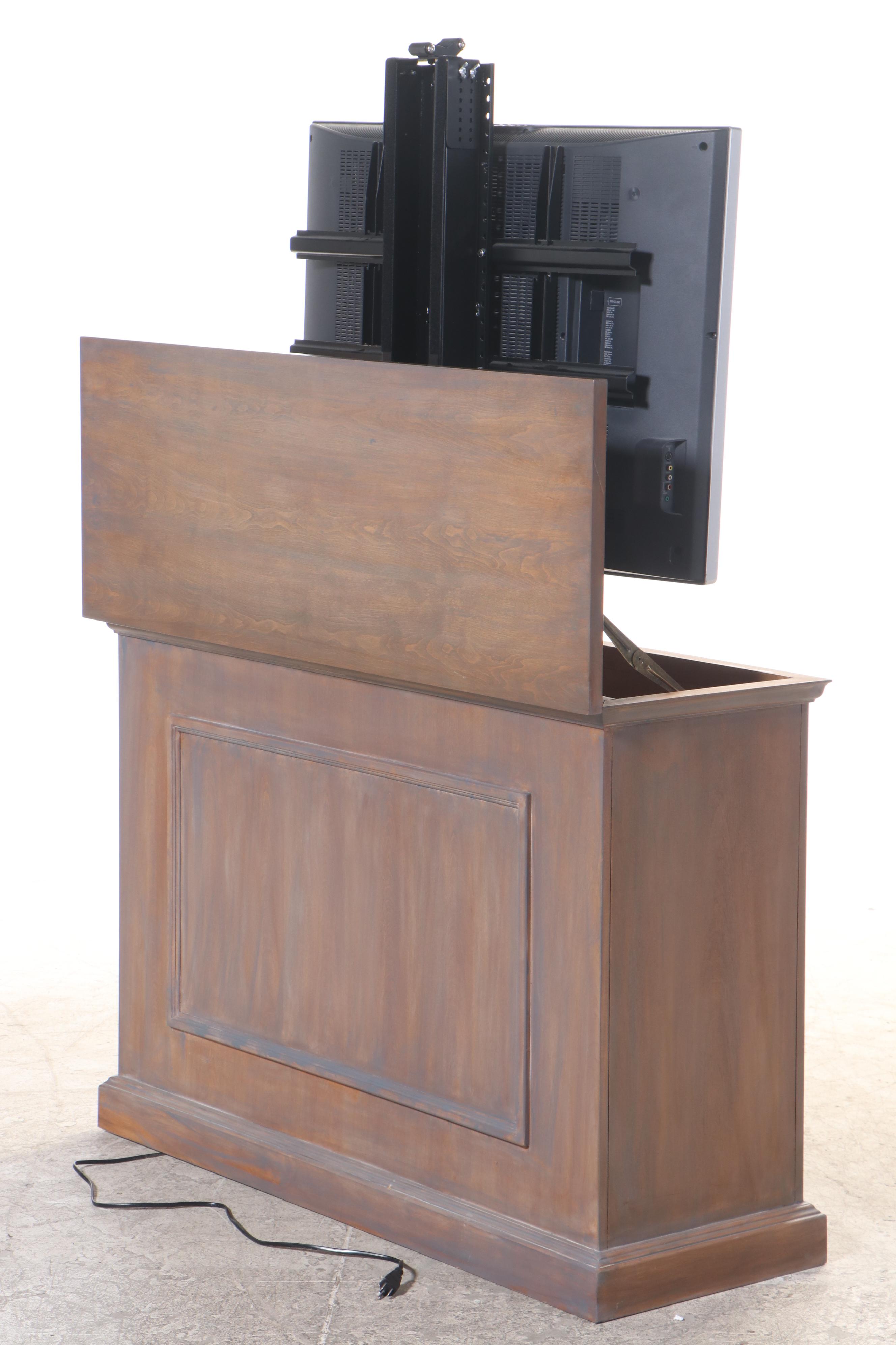 Sony Bravia 40" Flat Screen Television with Remote Lift Cabinet