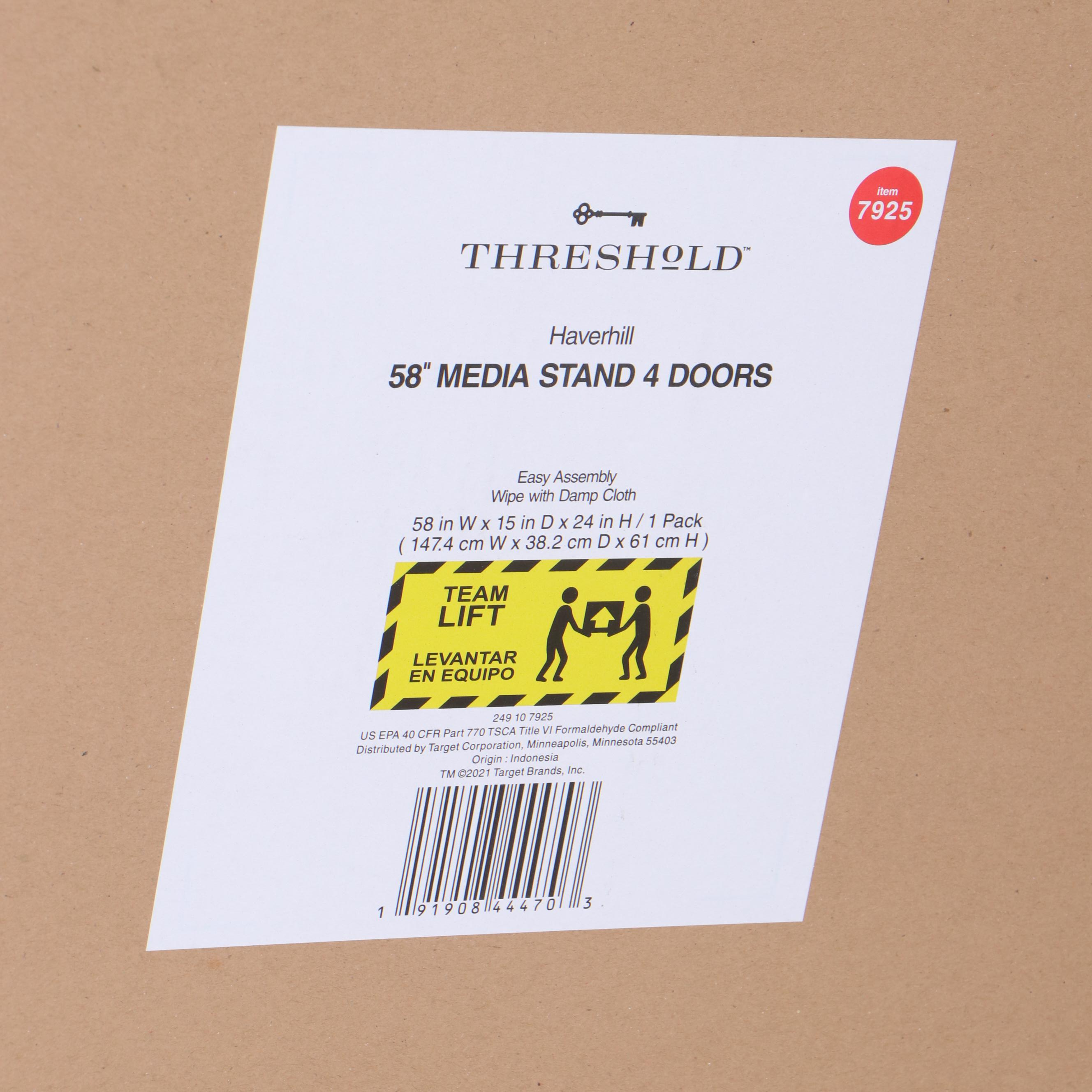 Threshold Haverhill Craftsman Style 50" Media Stand