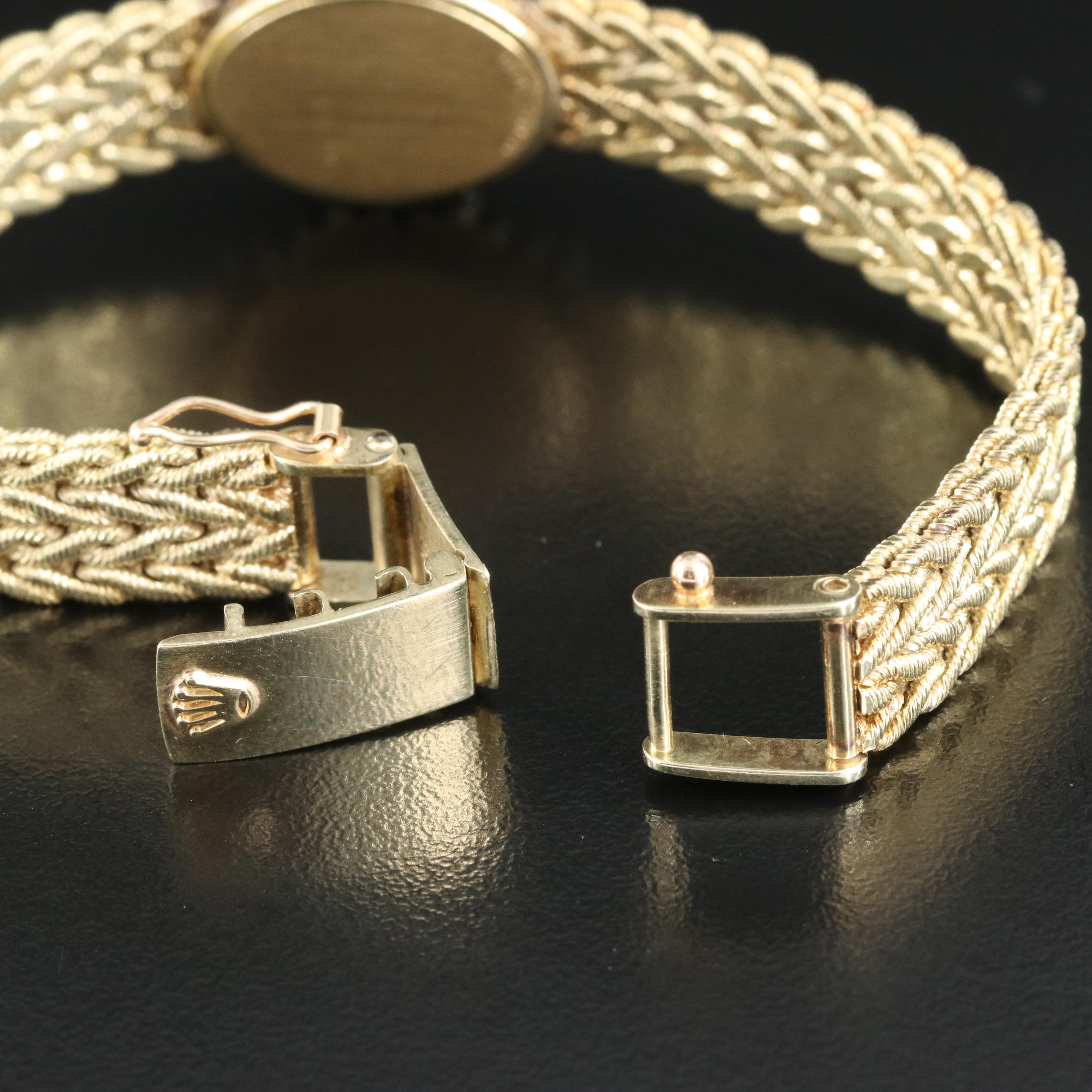 Rolex 14K 1.05 CTW Diamond Watch