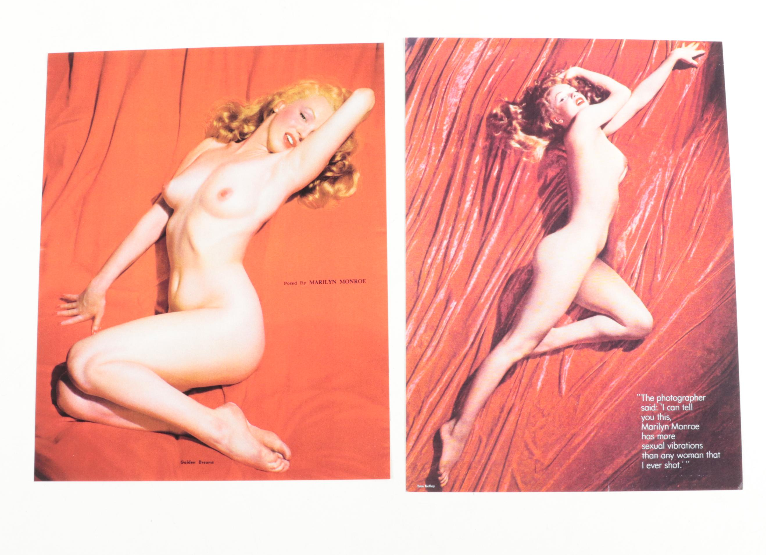 Marilyn Monroe Calendar, Prints and Business Cards Featuring "Golden Dreams"