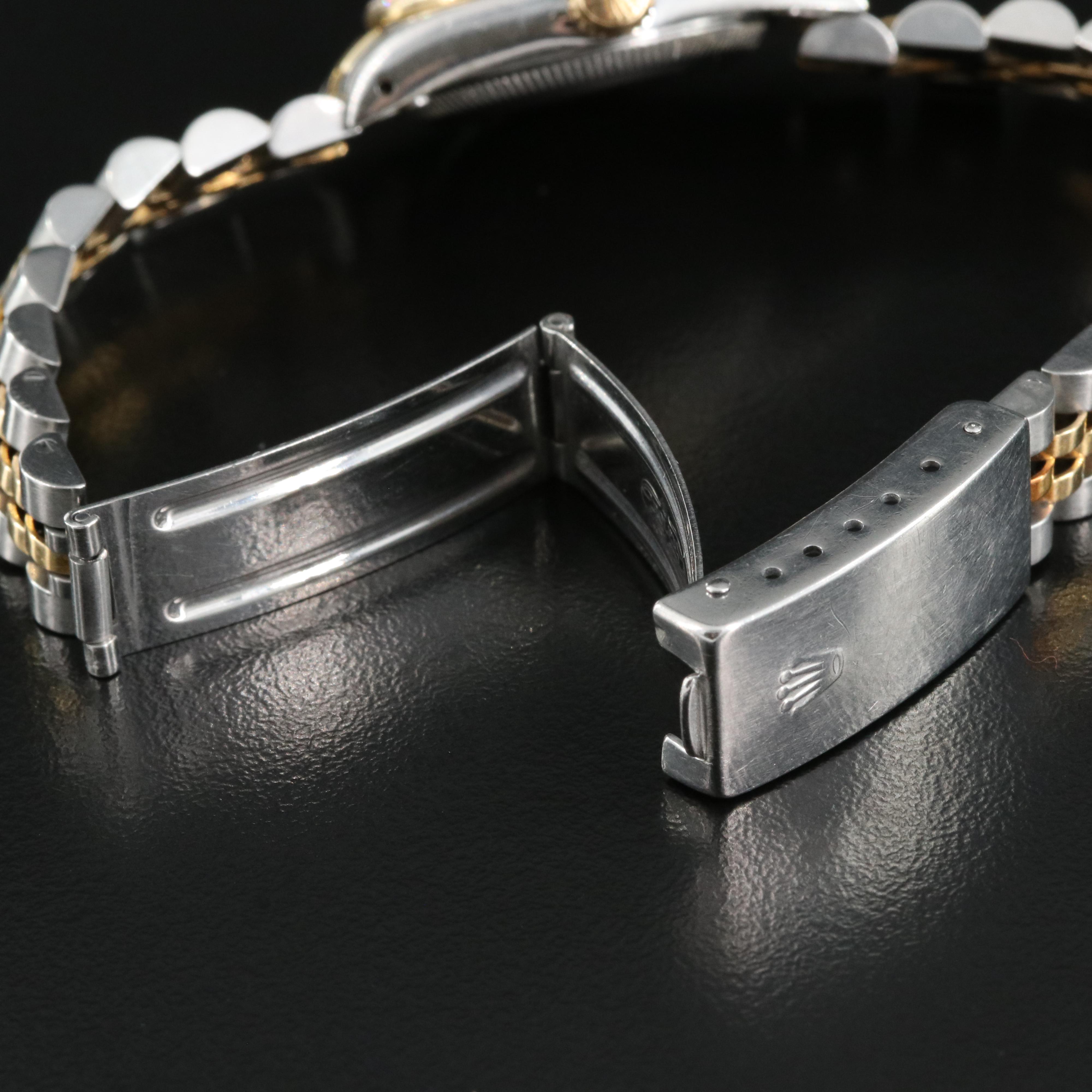 1986 Rolex Oyster Perpetual Diamond Bezel Watch