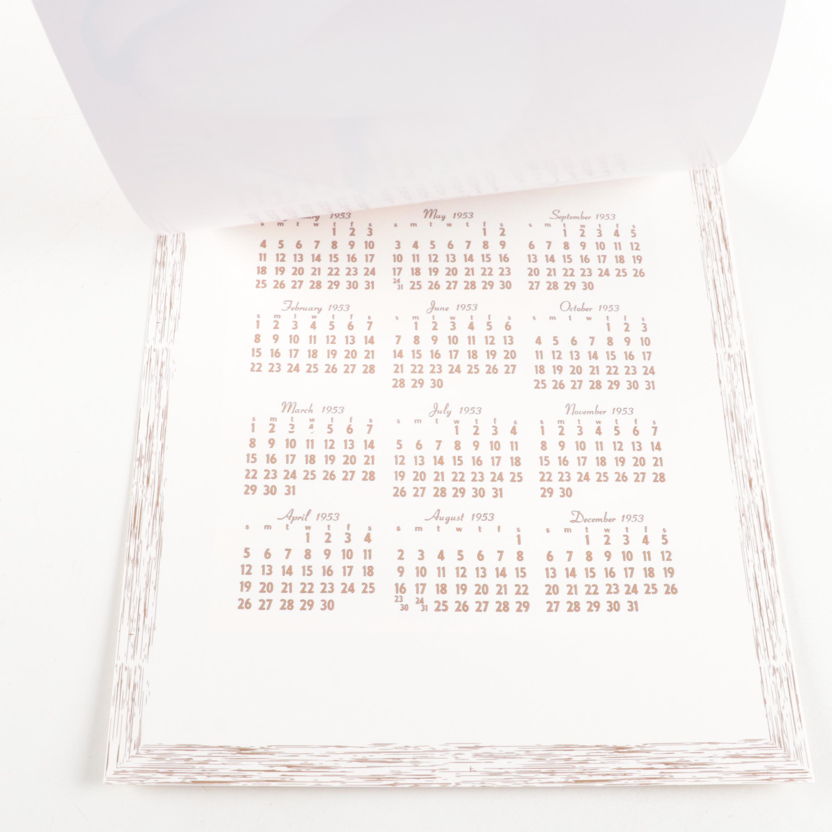 Marilyn Monroe Calendar, Prints and Business Cards Featuring "Golden Dreams"