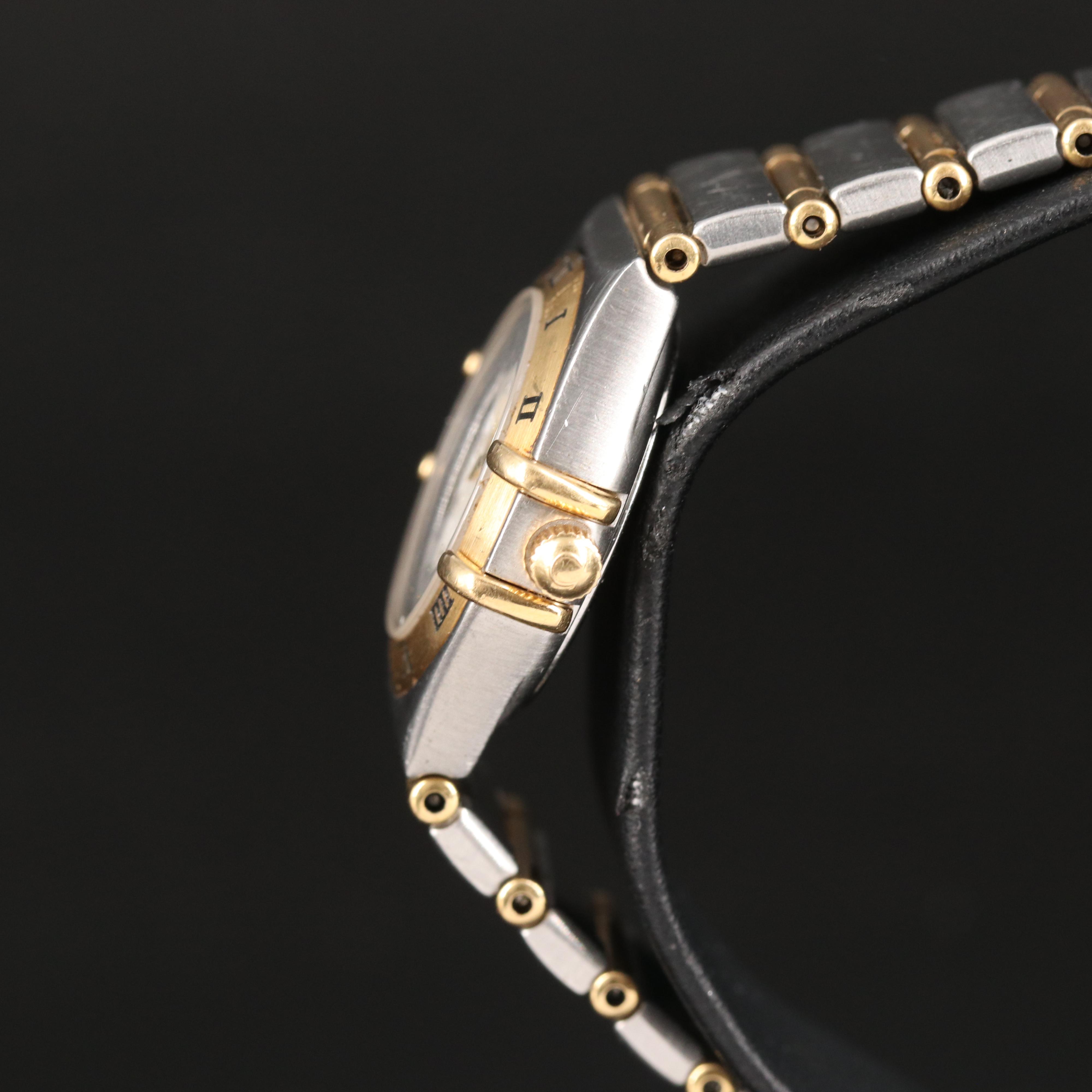 1998 Omega Constellation Diamond, Mother-of-Pearl, 18K and Stainless Watch