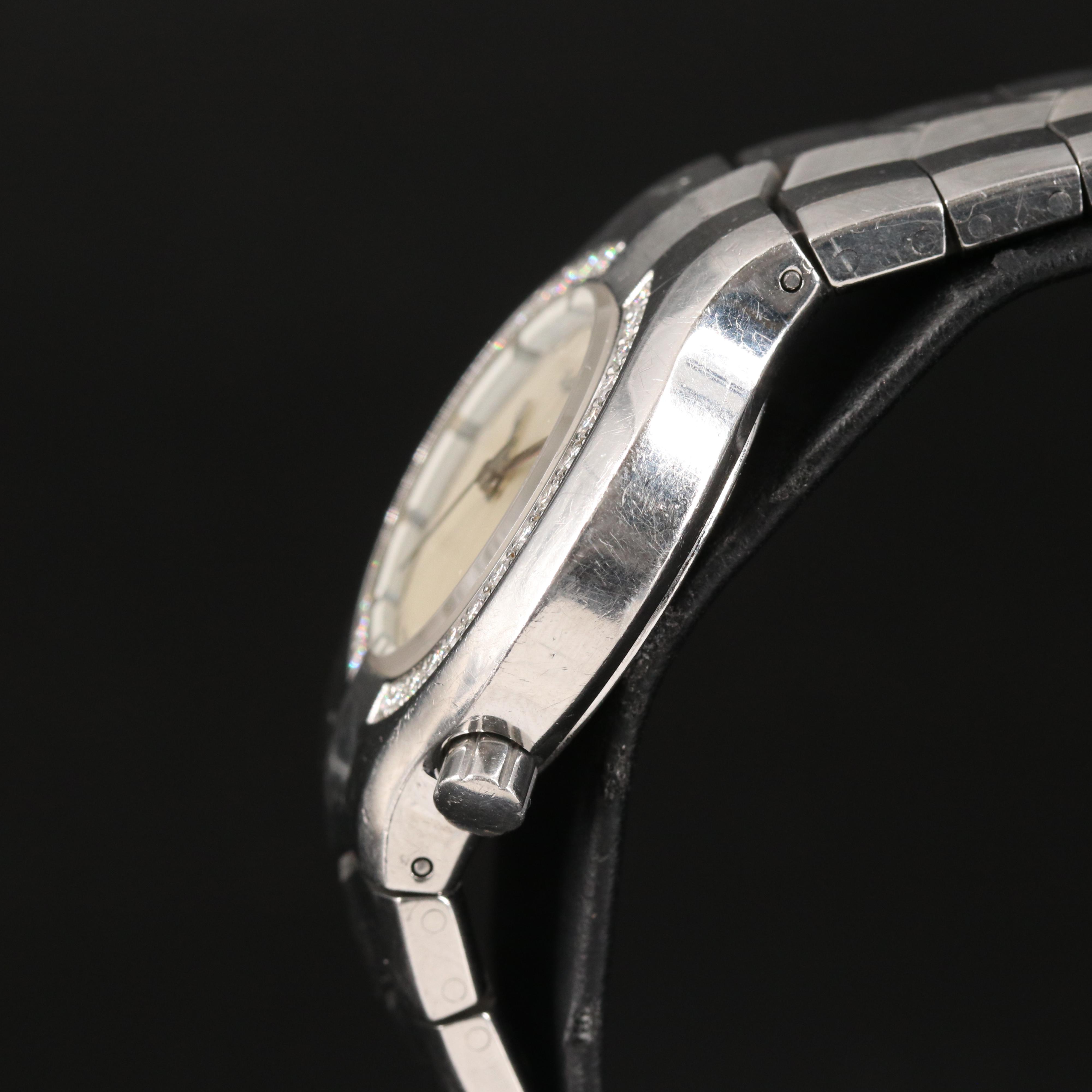 TAG Heuer Alter Ego Diamond Bezel Stainless Steel Watch