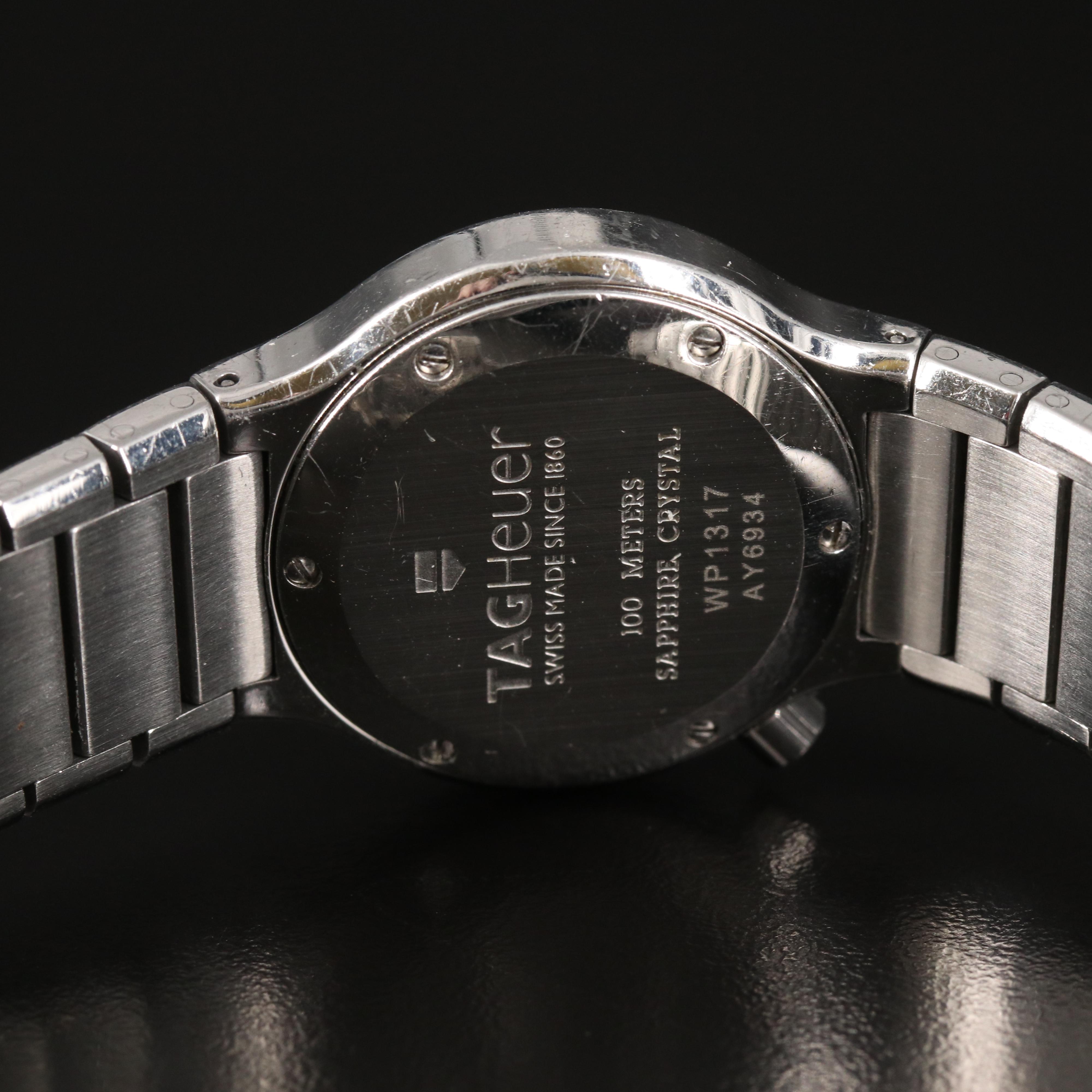 TAG Heuer Alter Ego Diamond Bezel Stainless Steel Watch