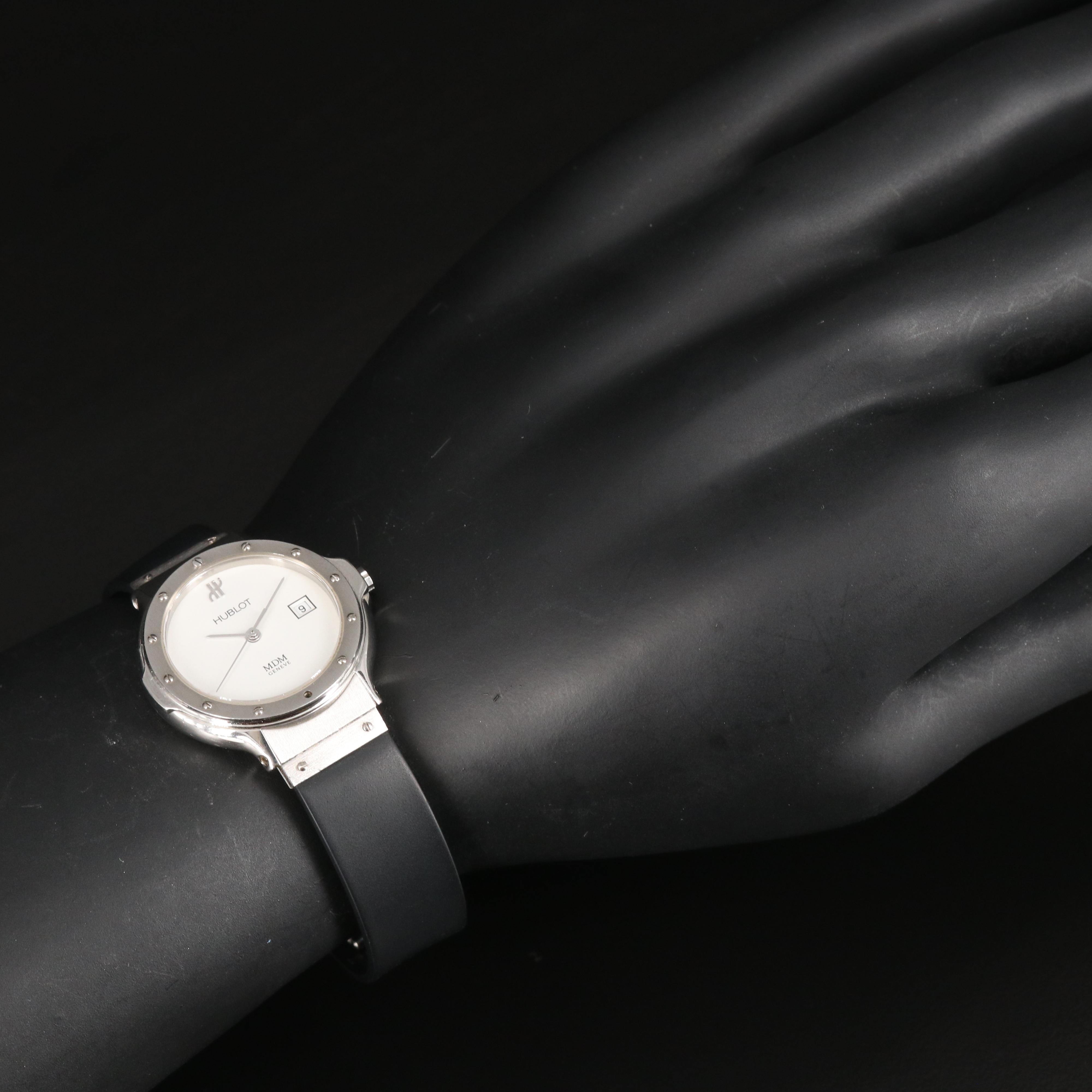 Hublot MDM Stainless Steel Quartz Watch