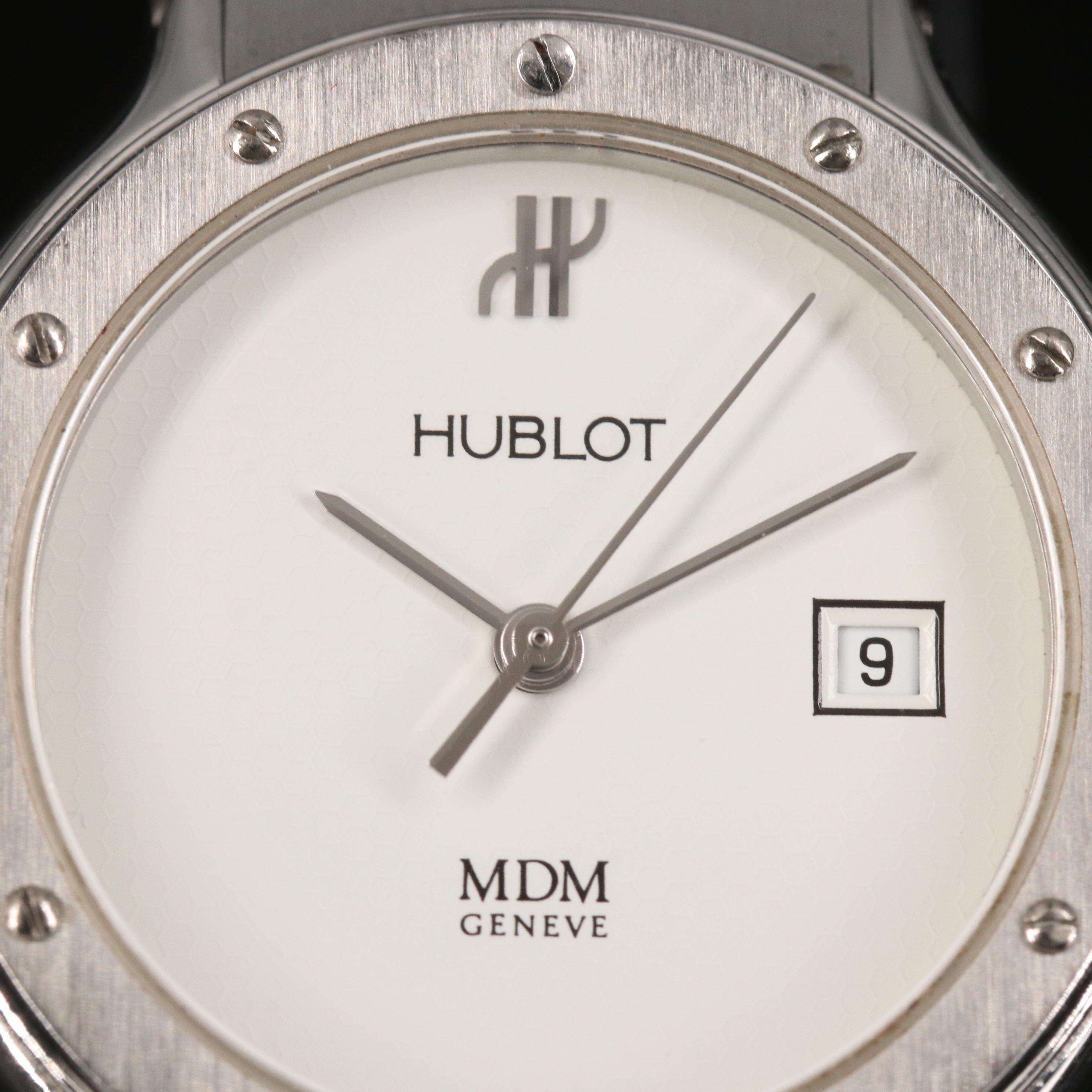 Hublot MDM Stainless Steel Quartz Watch