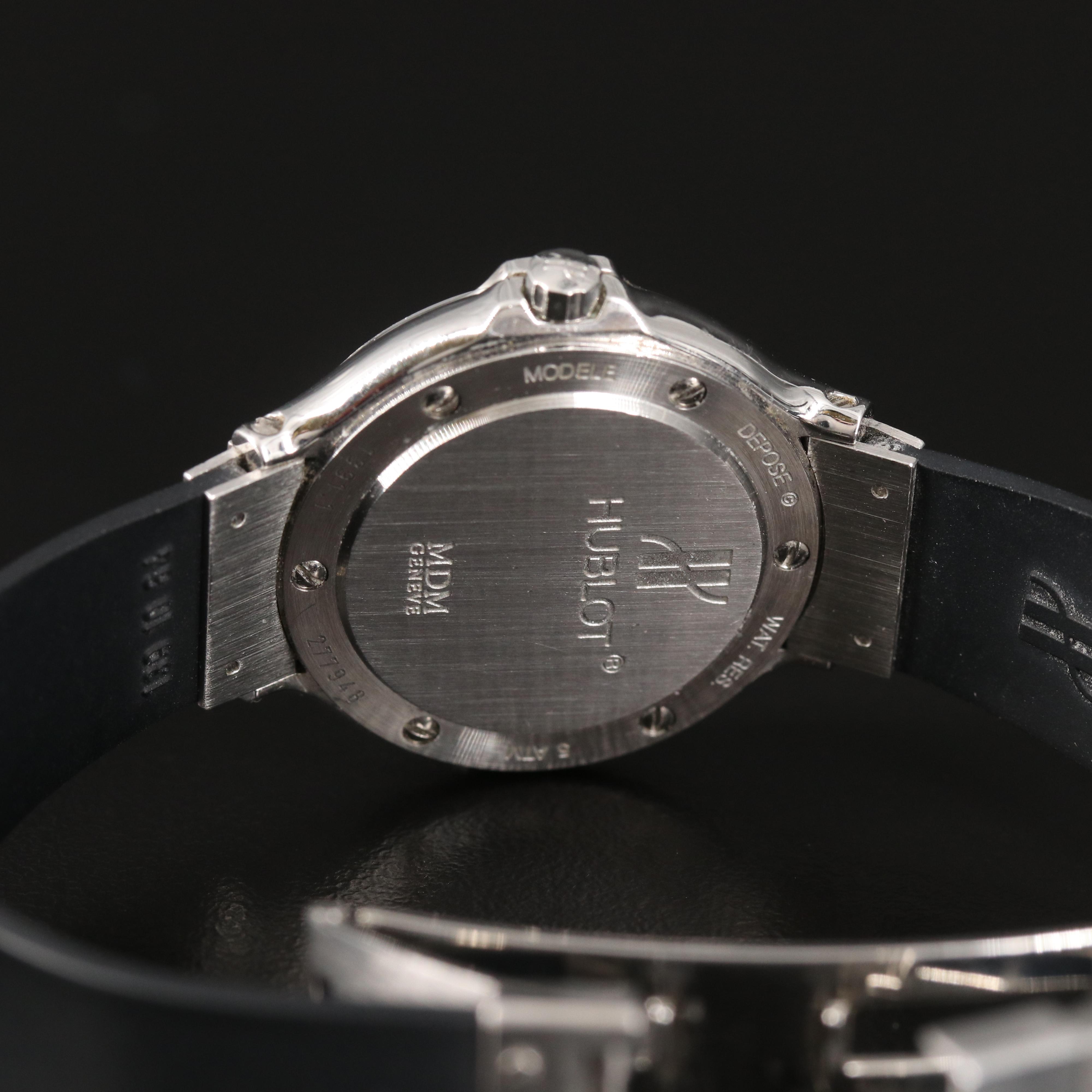 Hublot MDM Stainless Steel Quartz Watch