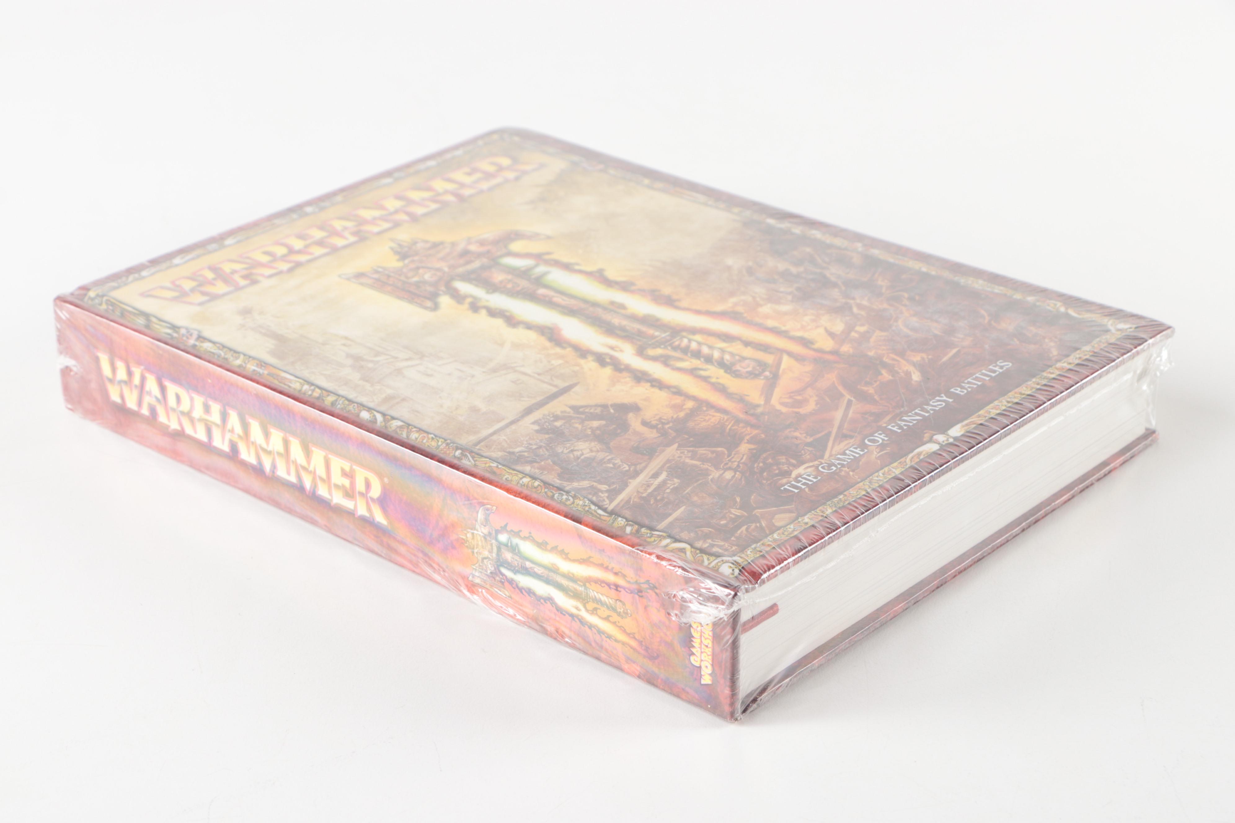 Warhammer Battle Book and Four Forces of Warmachine Books with Cygnar, More