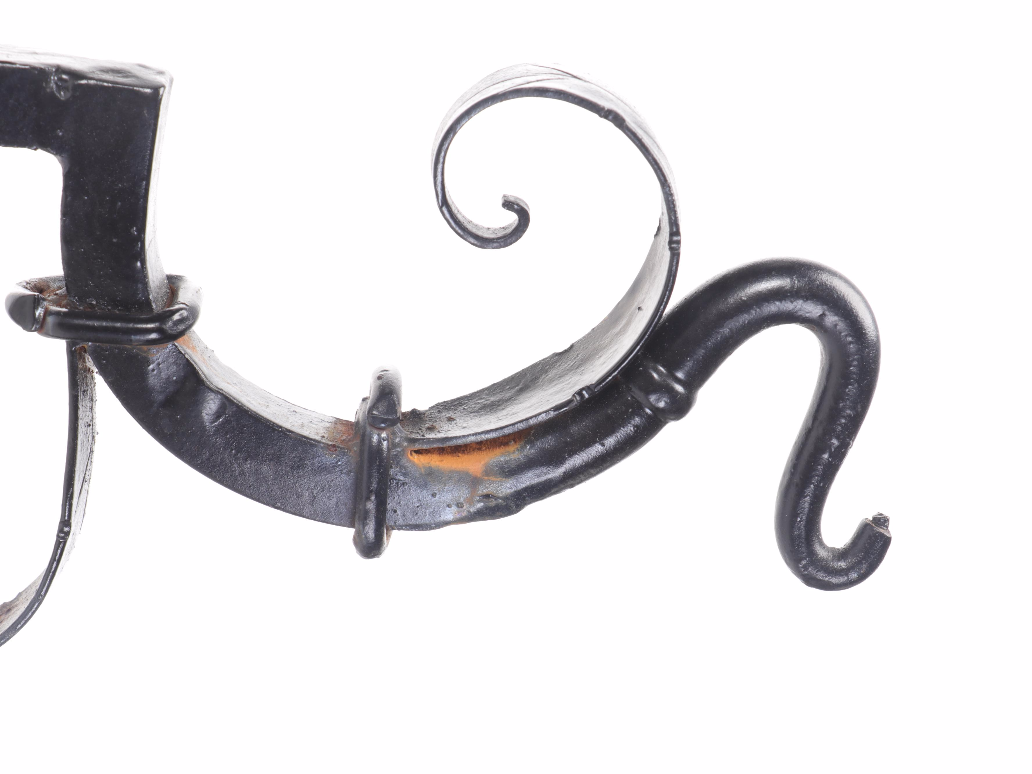 Gothic Style Wrought Iron Wall Mounted Hooks