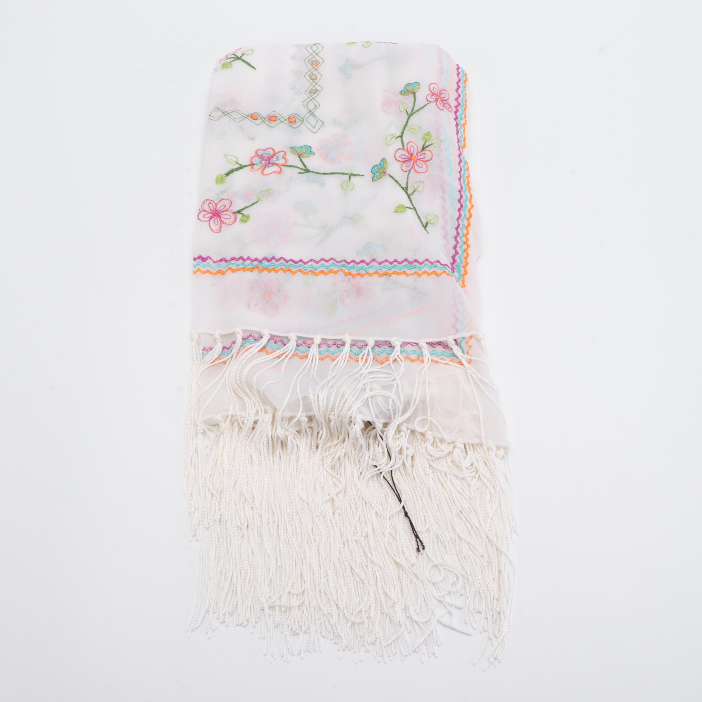 Cejon, Shawlsmith and Other Floral, Textured and Woven Scarves