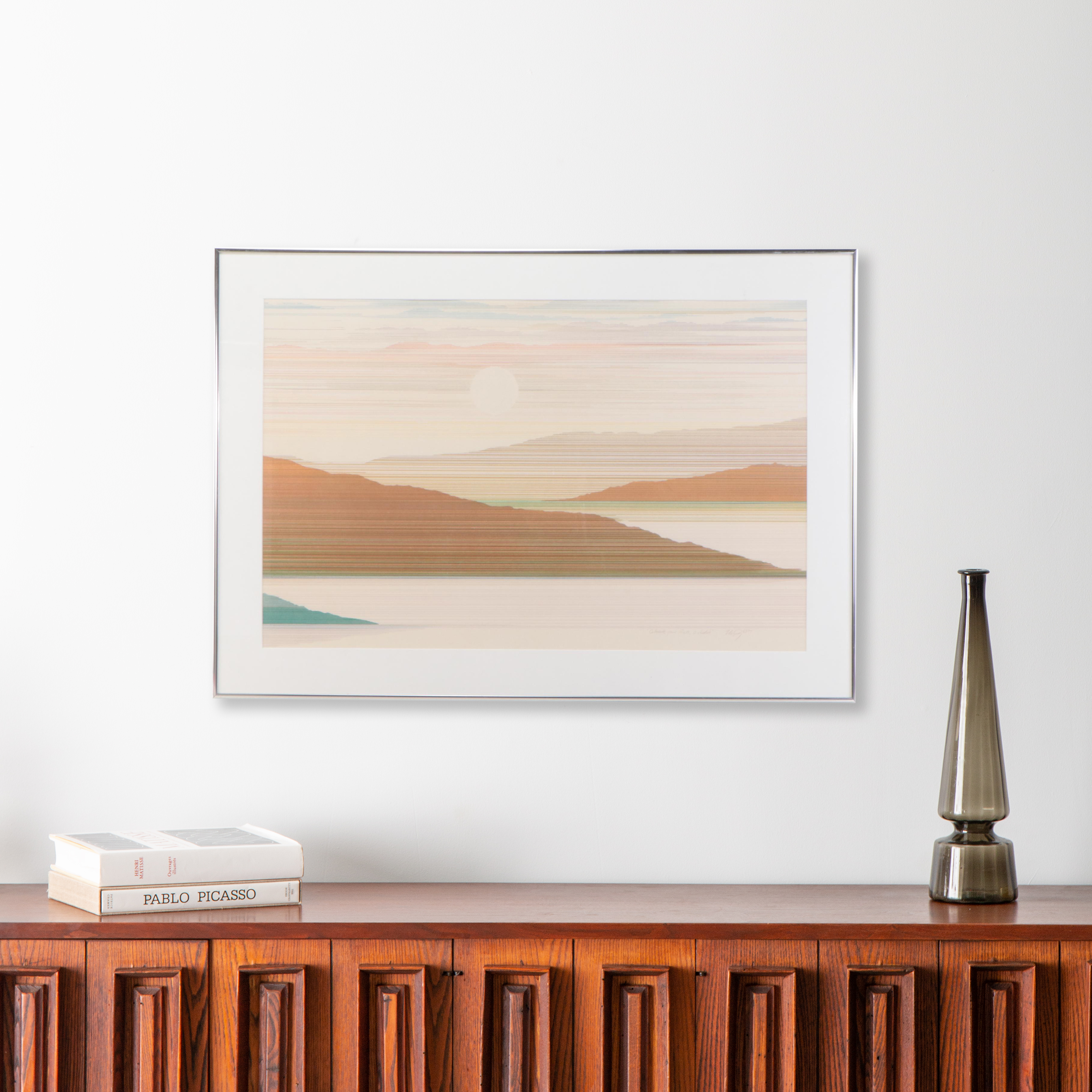 Marcus Uzilevsky Mixed Media Drawing "Celebrate Your Feasts, O Judah," 1977