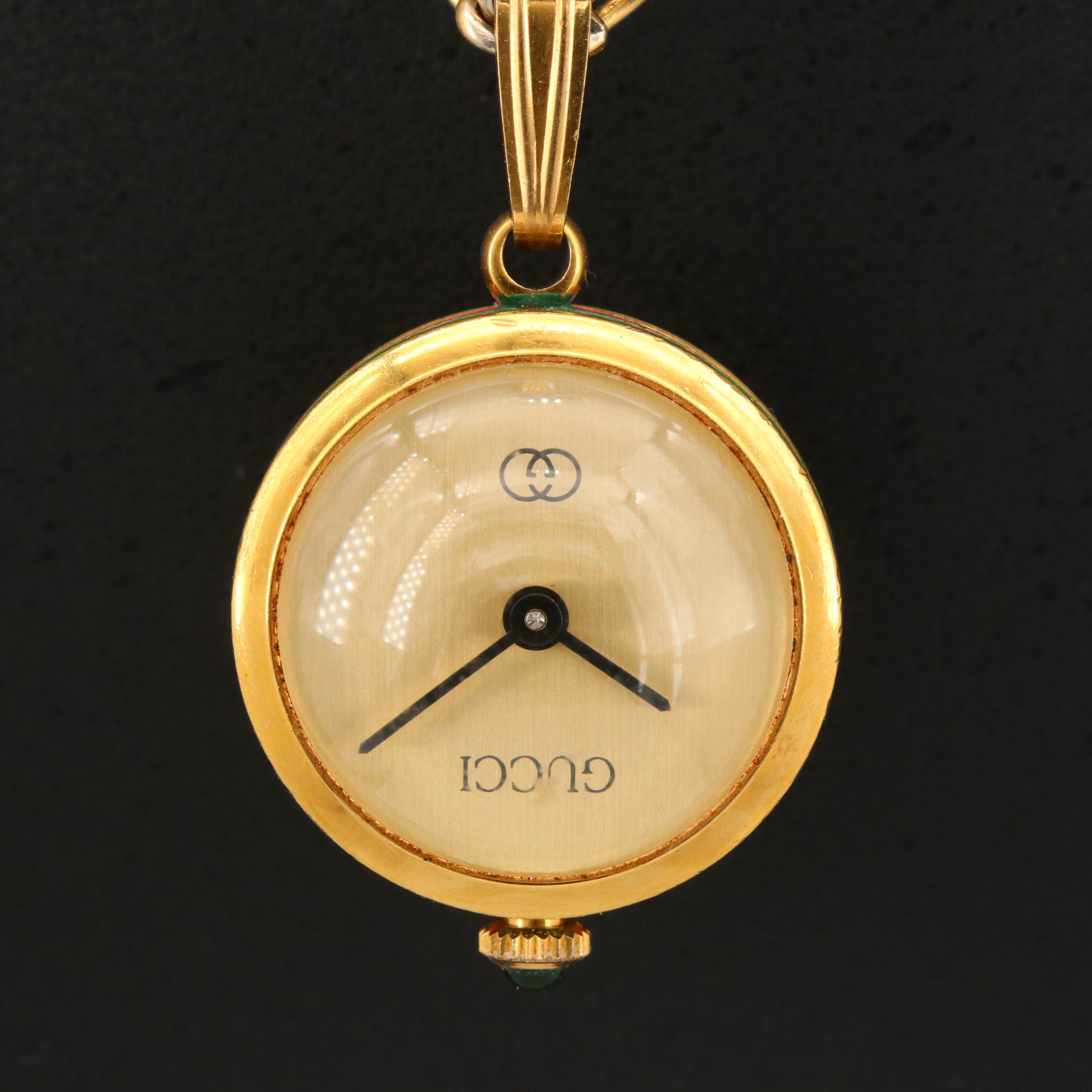 Vintage Gucci Boule Pendant Watch