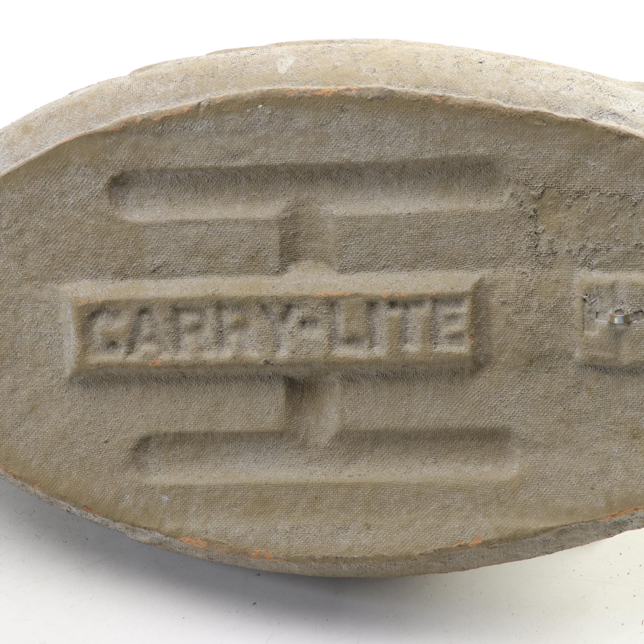 Carry-Lite Papier-mâché Duck Decoys with Glass Eyes, Mid-20th Century