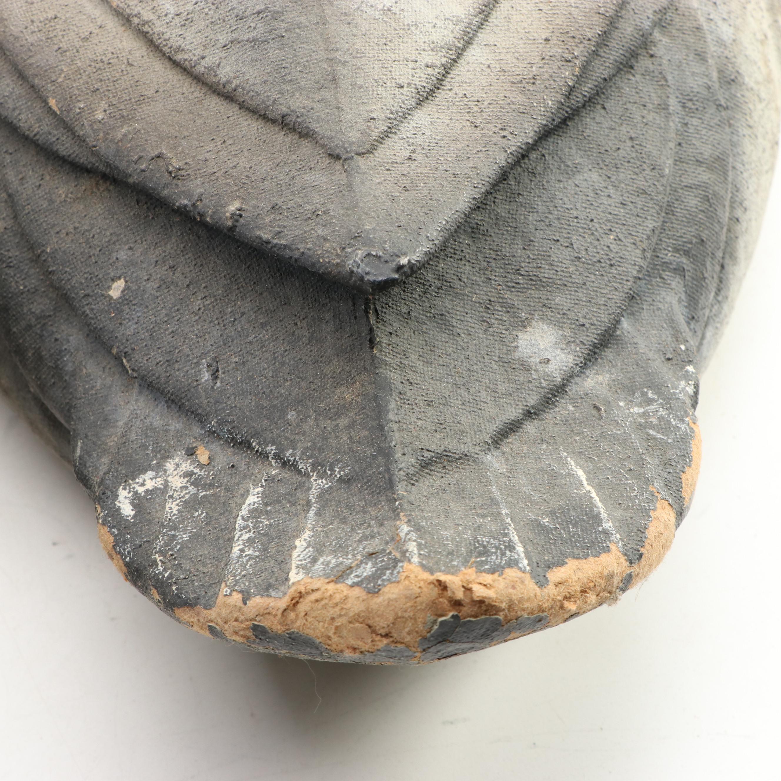 Carry-Lite Papier-mâché Duck Decoys with Glass Eyes, Mid-20th Century