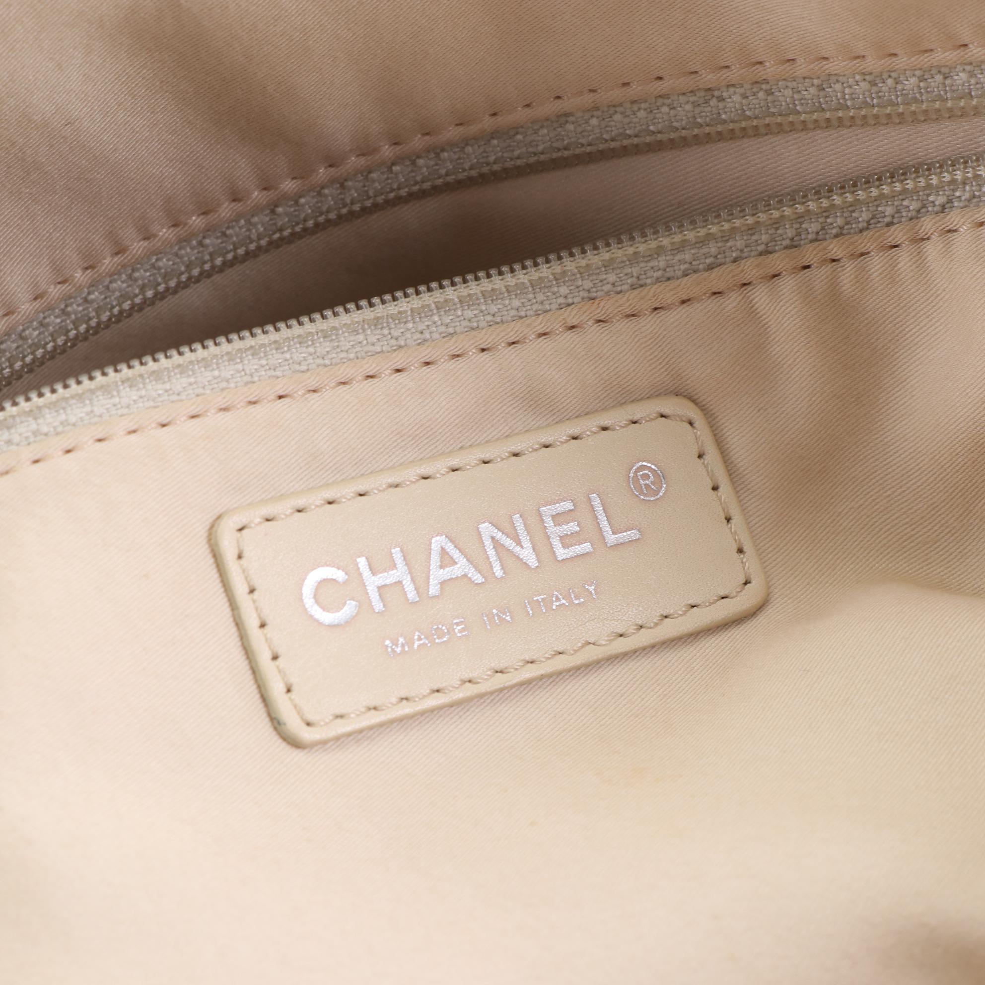 Chanel Cells Tote in Quilted Caviar Leather