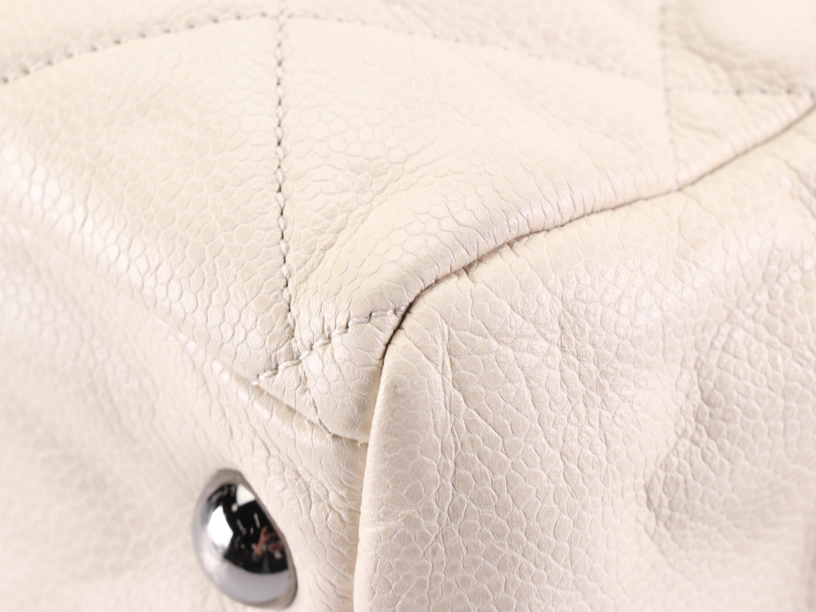 Chanel Cells Tote in Quilted Caviar Leather