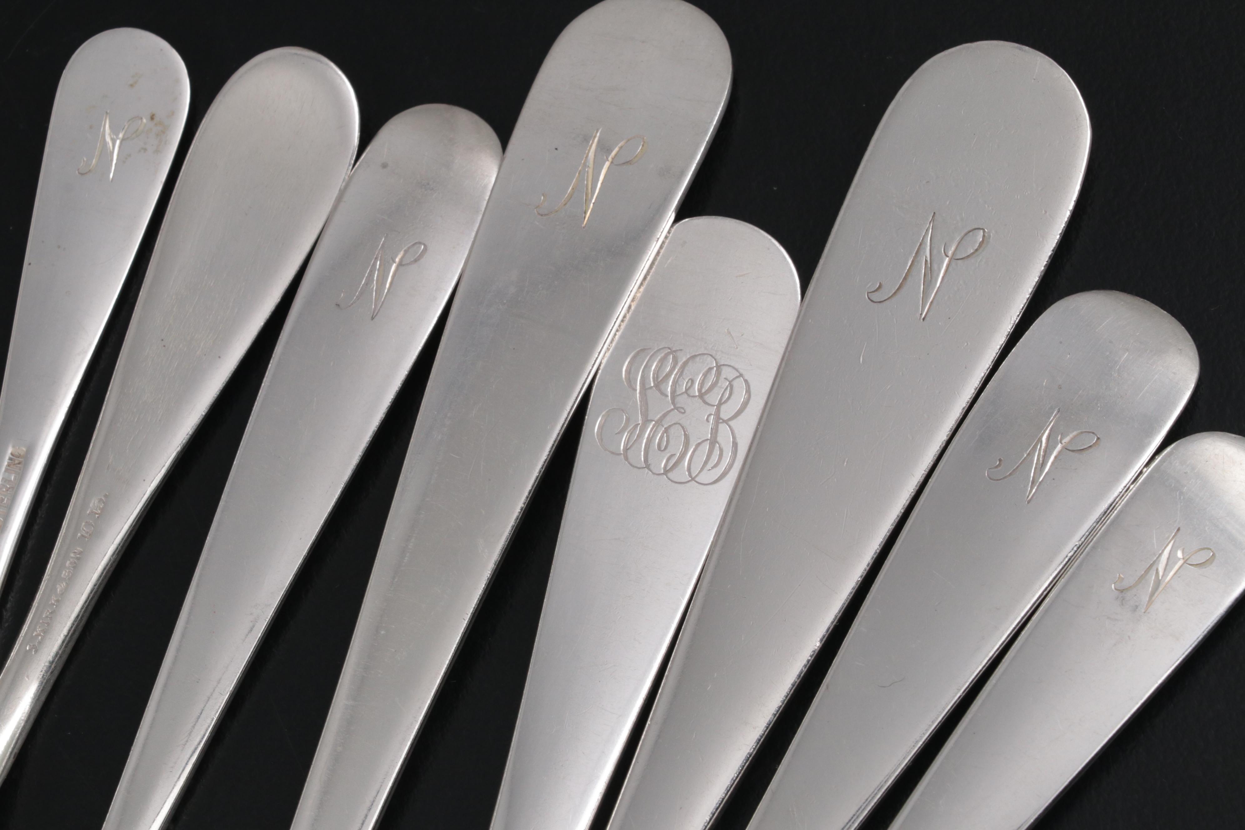 S. Kirk & Son "Repoussé" Sterling Silver Flatware and Serving Utensils