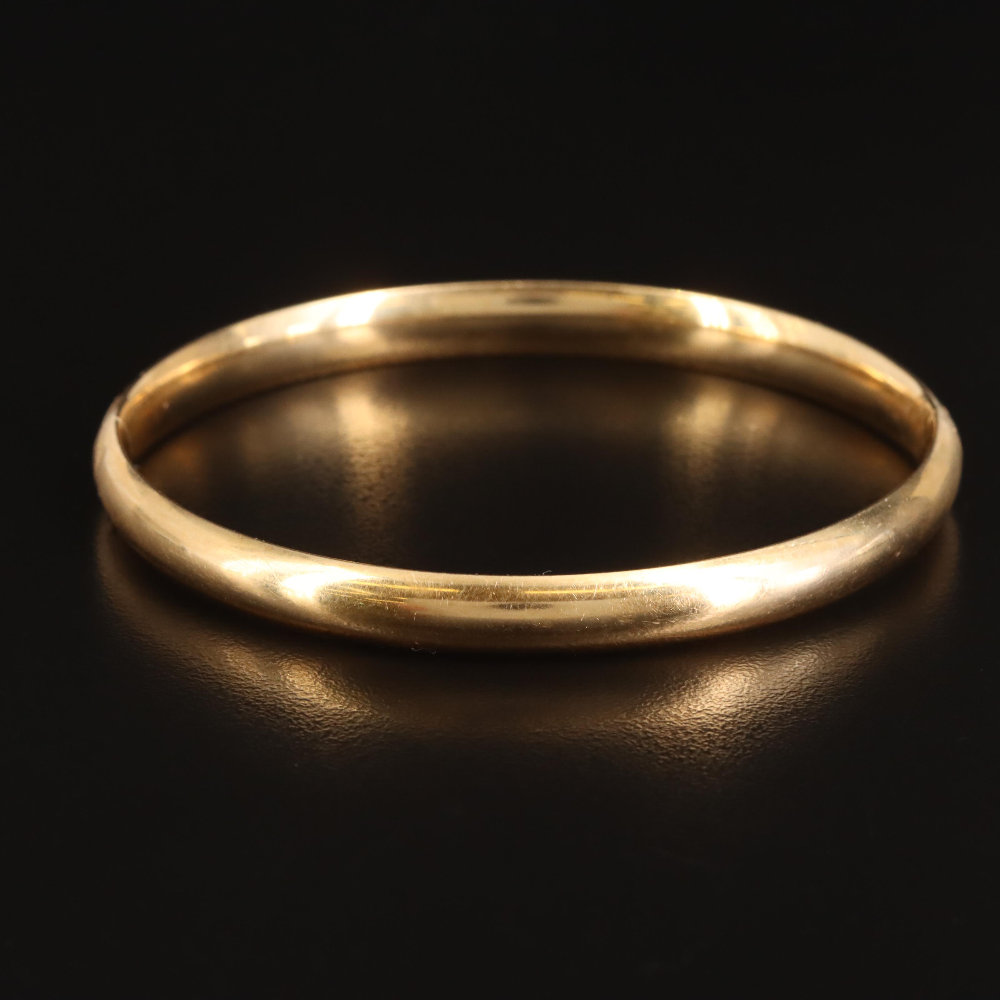 Bailey Banks & Biddle 14K Scrollwork Bangle