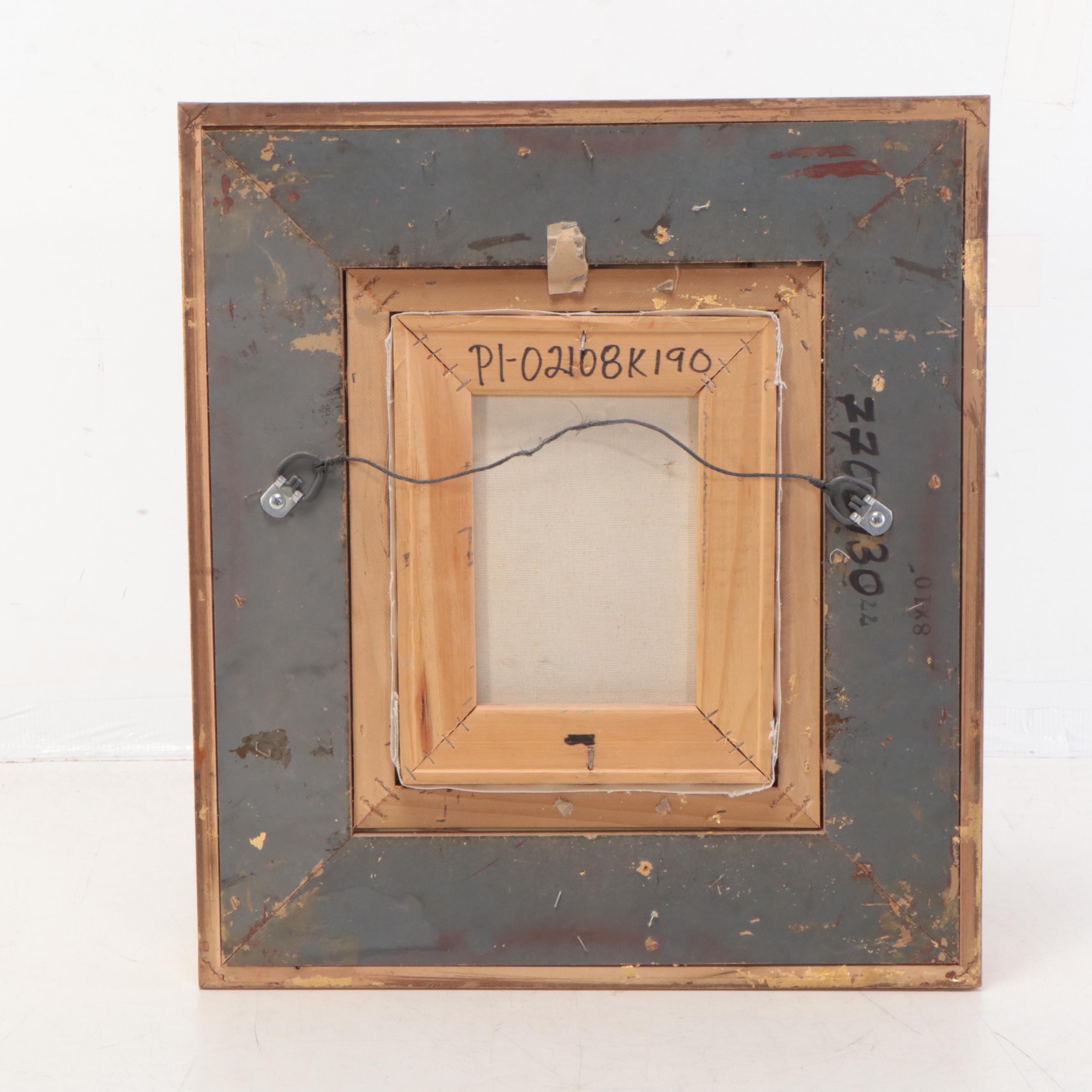 Oil Painting of Elephant in Landscape