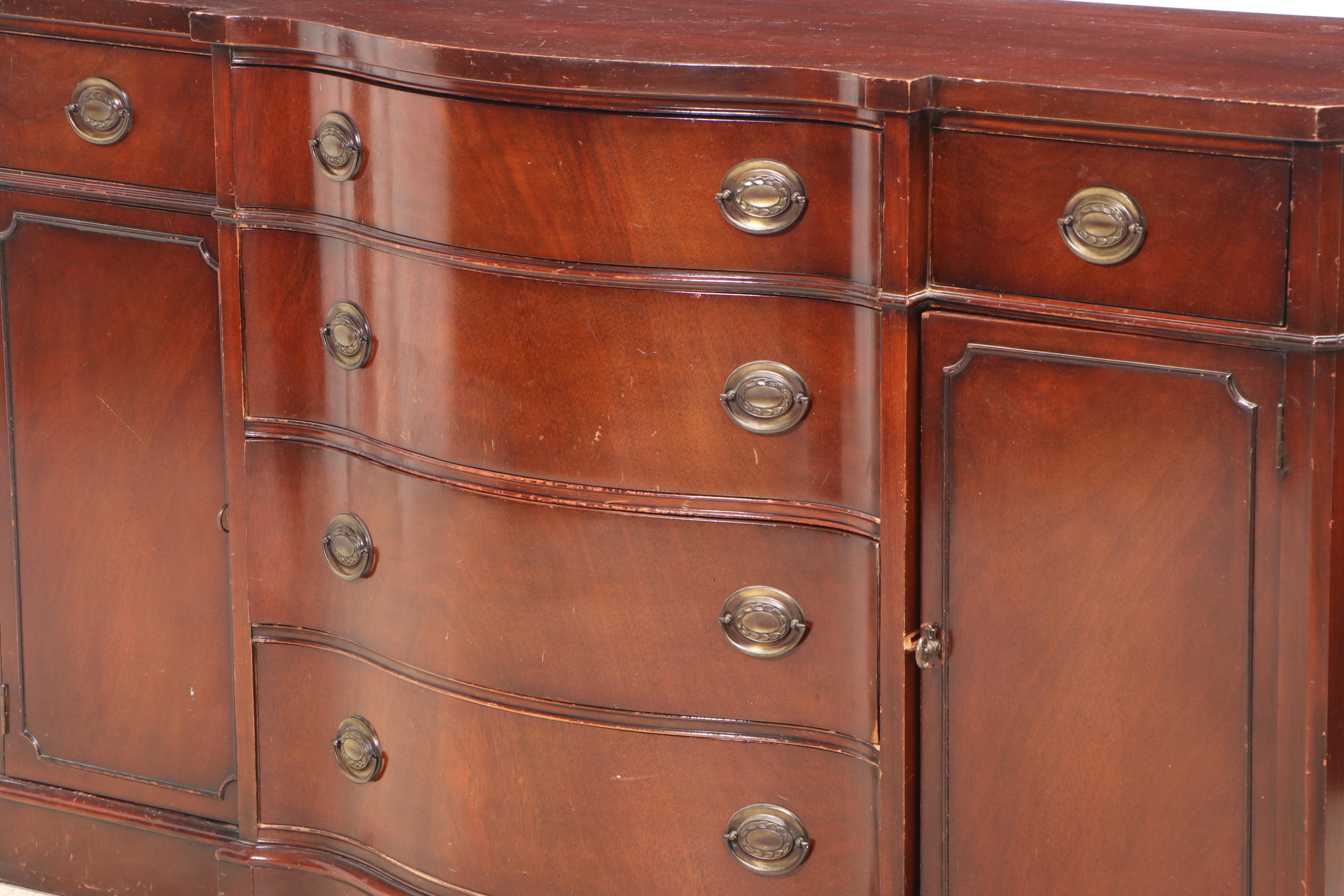 Drexel "New Travis Court" Hepplewhite Style Mahogany Buffet