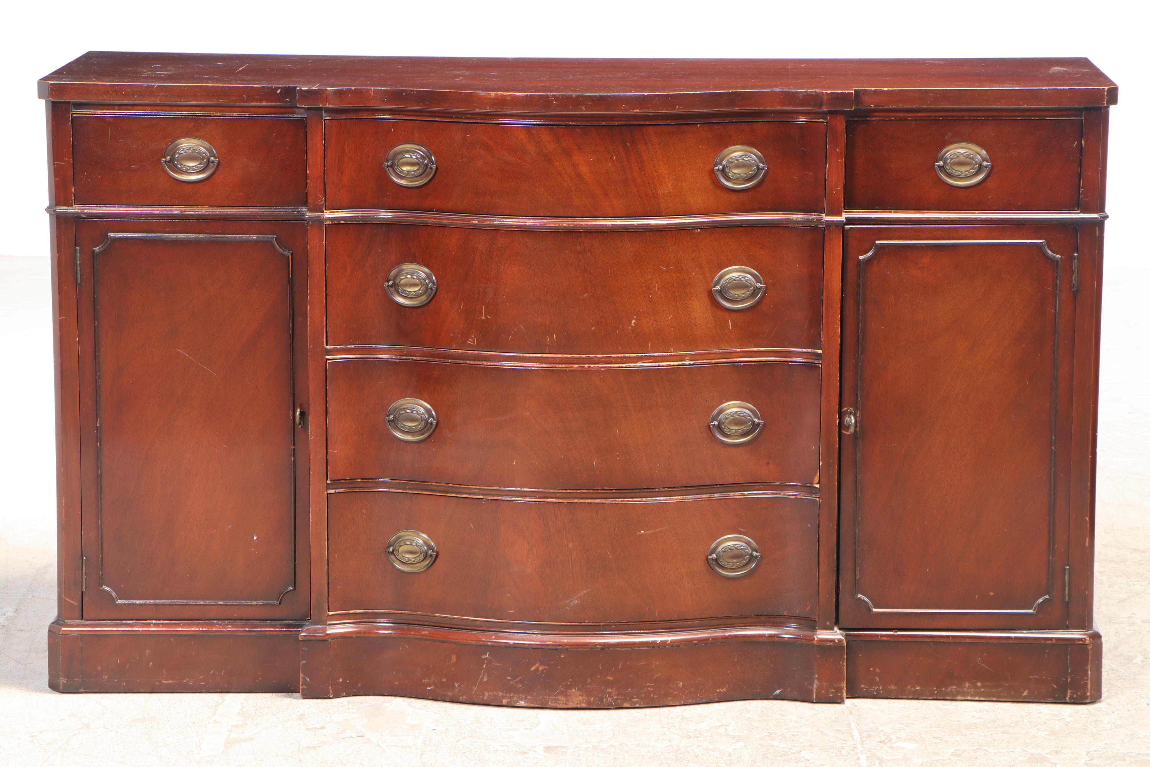 Drexel "New Travis Court" Hepplewhite Style Mahogany Buffet