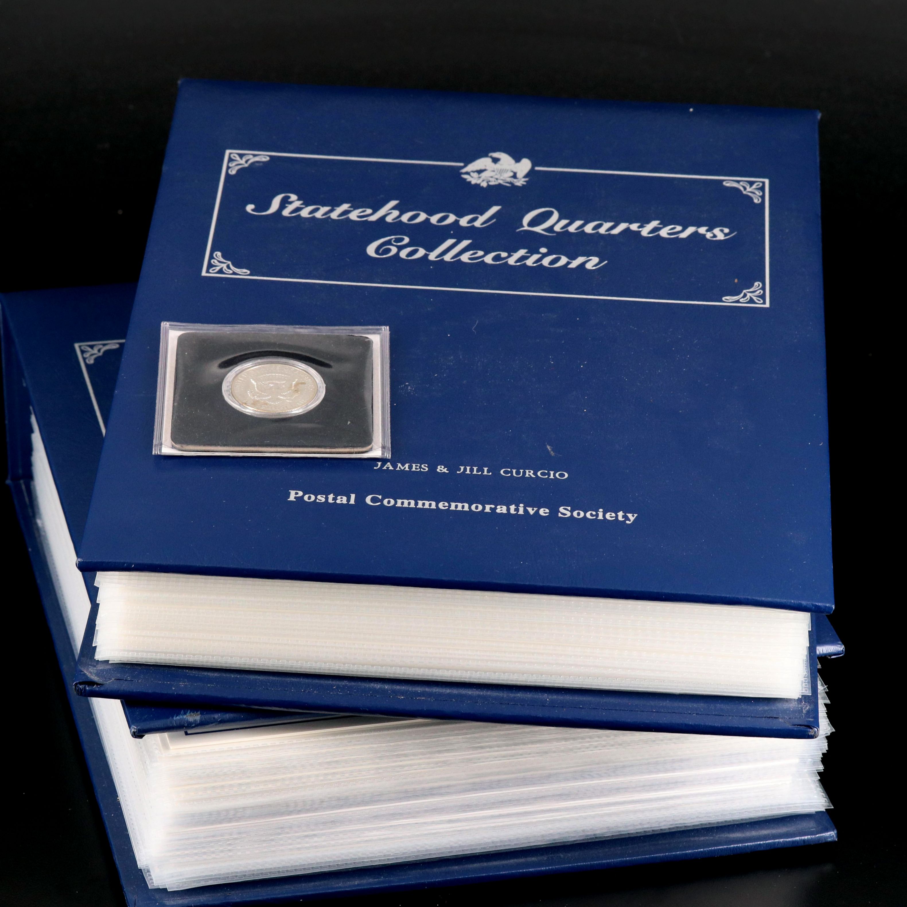 Complete Two Volume Set of U.S. Statehood and Territories Quarters