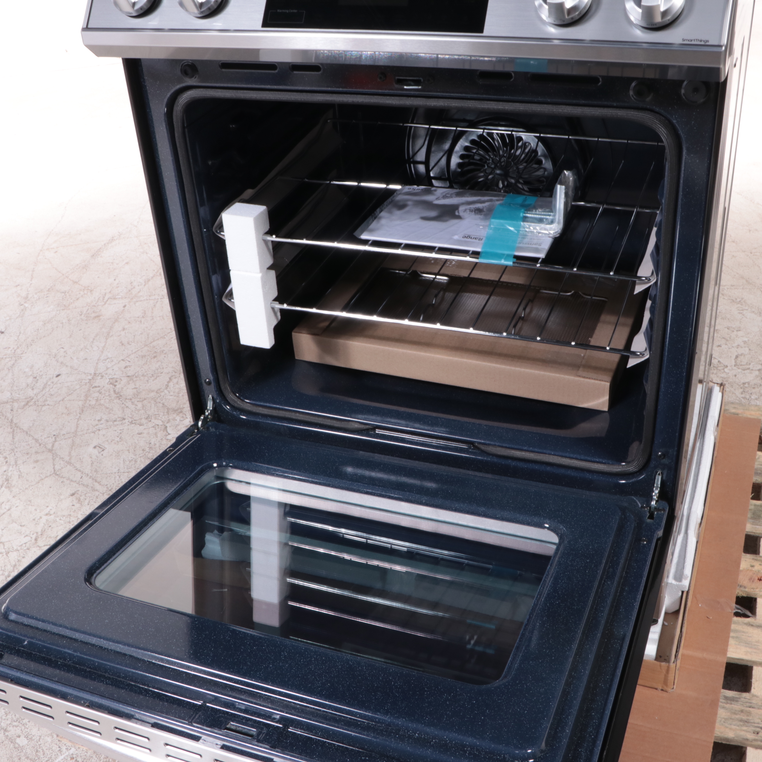 Samsung 6.3 cu. ft. Smart Slide-in Electric Range in Stainless Steel