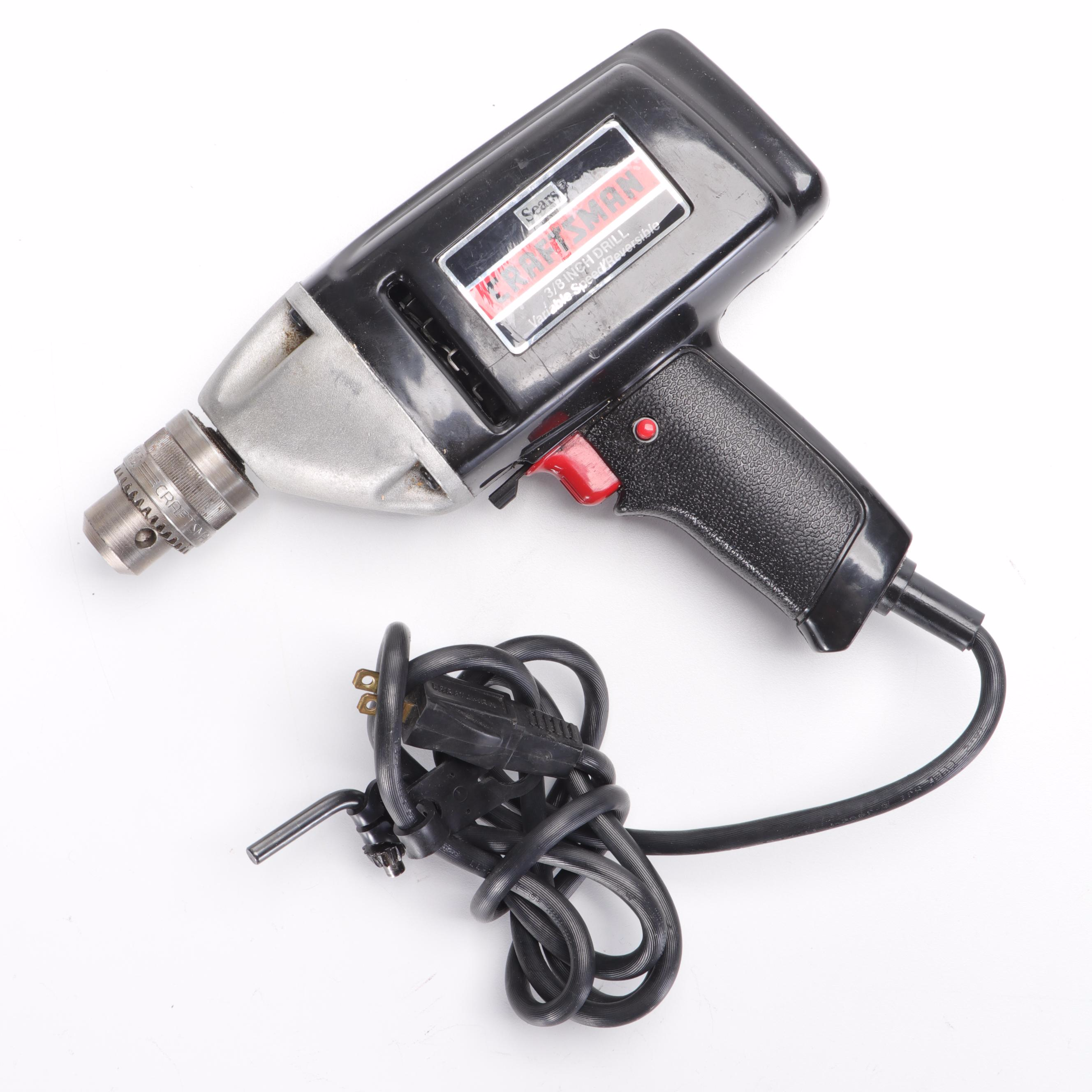 Sears Craftsman Power Drill With Hex Key Sets and More Hand Tools