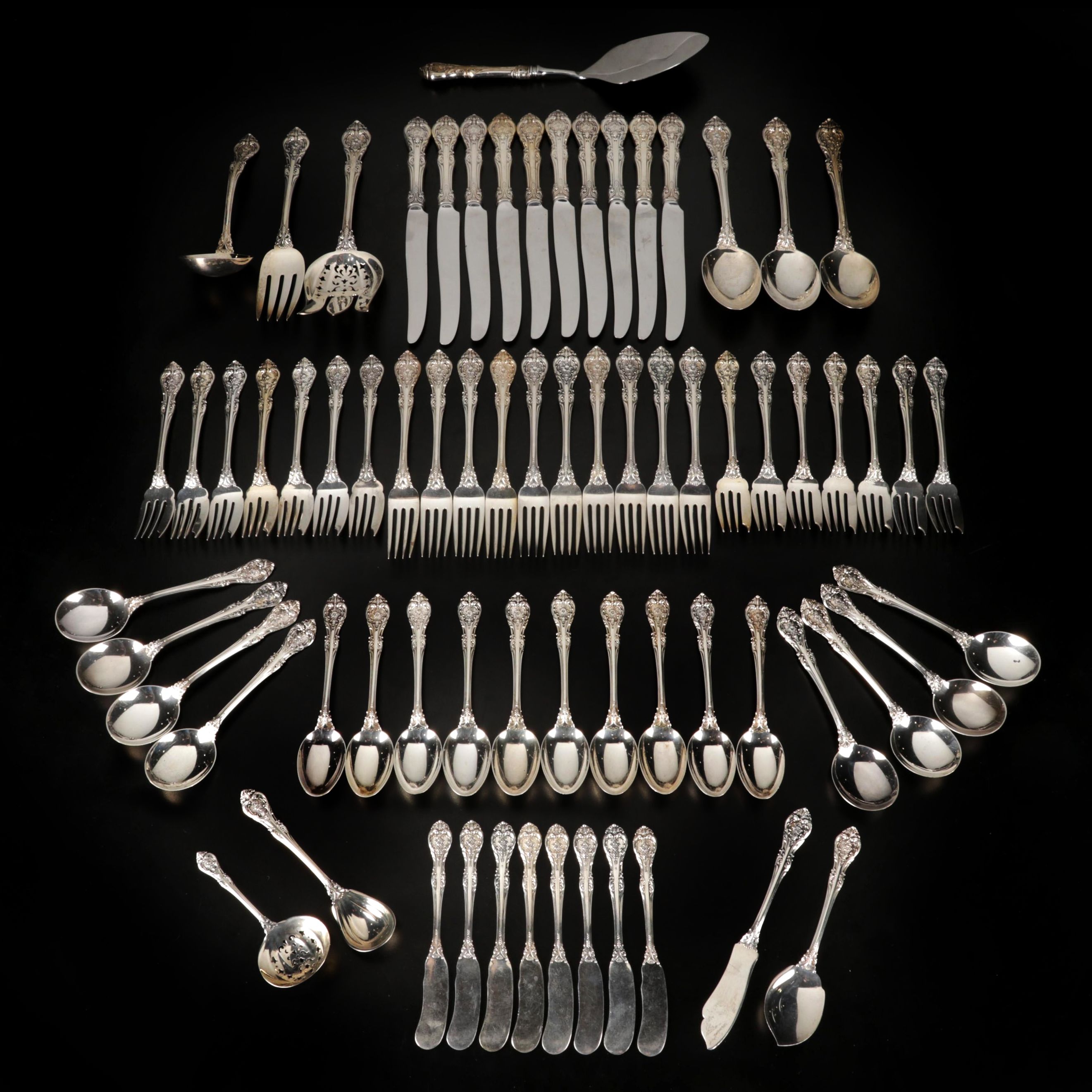 Gorham "King Edward" Sterling Silver Flatware Set