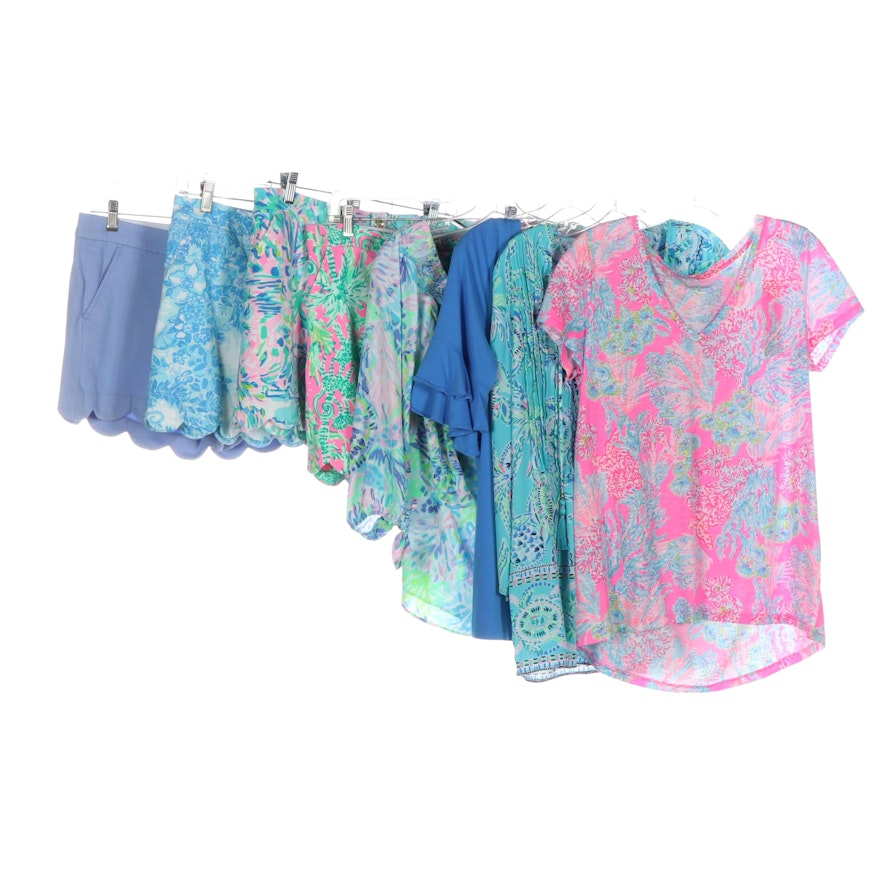Lilly Pulitzer Marklina Tunic, Maryellen Top, and More with Shorts