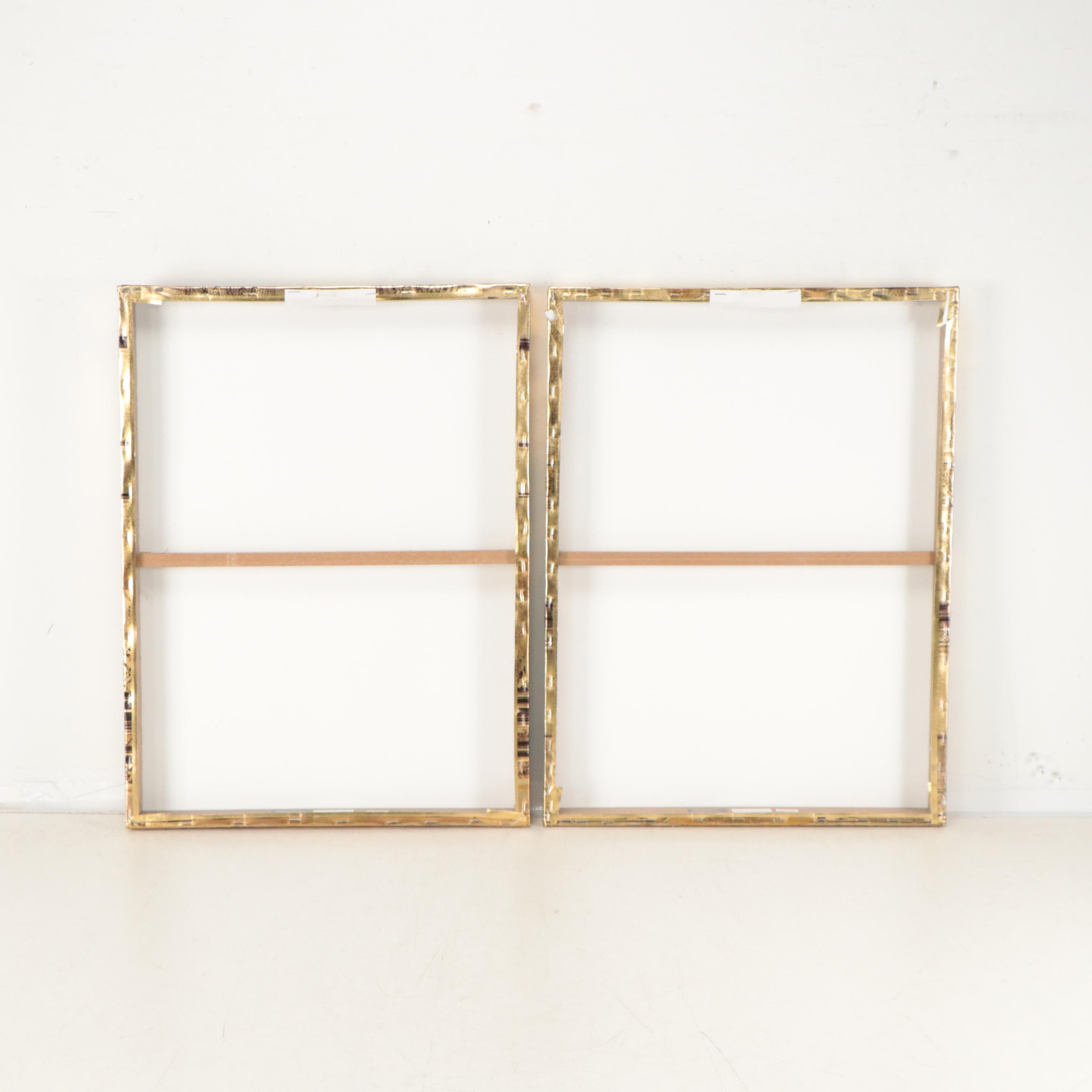 Metallic Ink Giclées of Hermès and Prada Storefronts