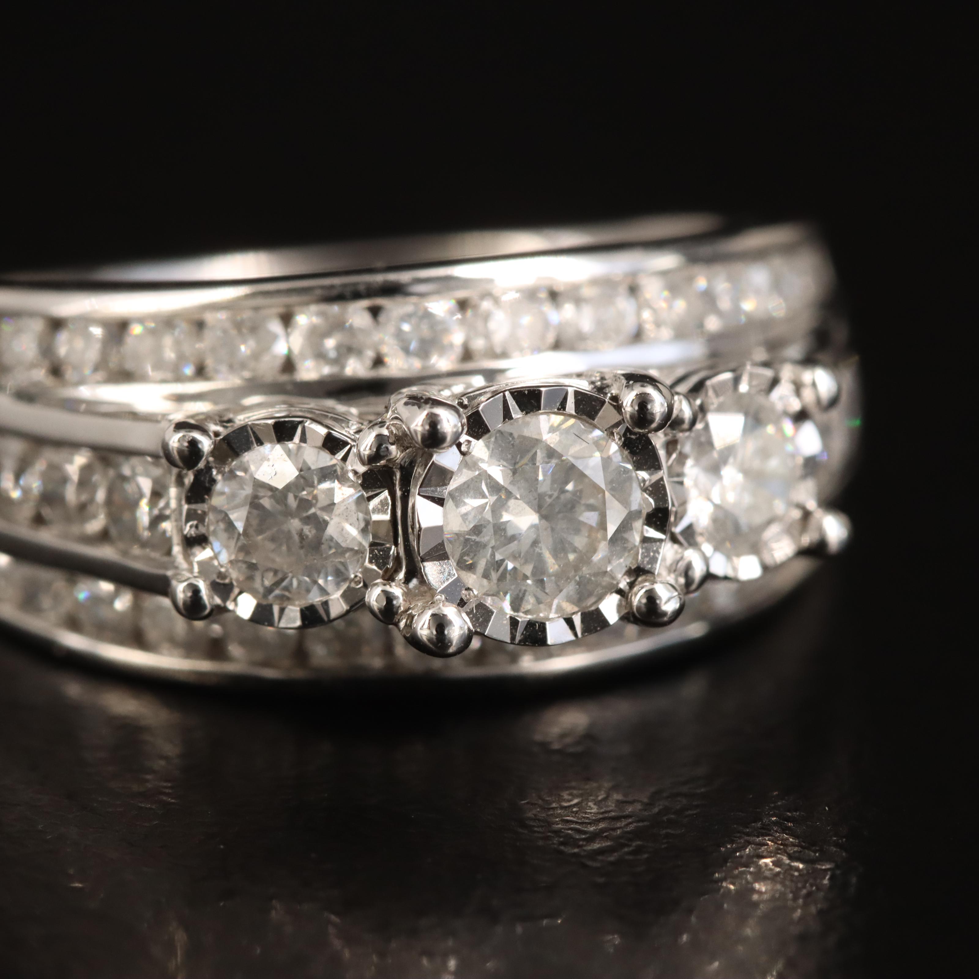 10K Diamond Ring