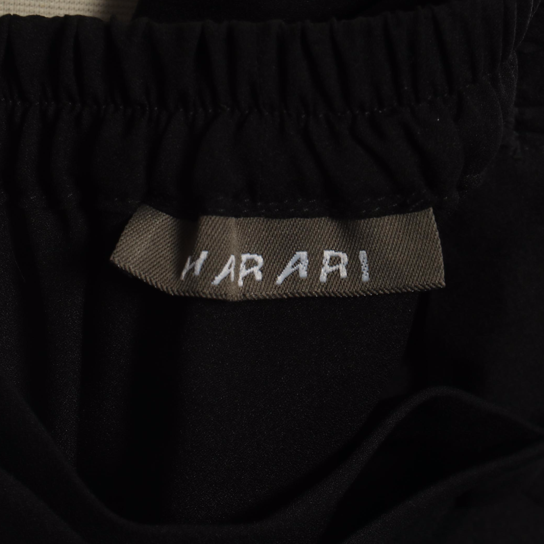 Harari Three-Piece Skirt Set in Floral Print Sheer Silk