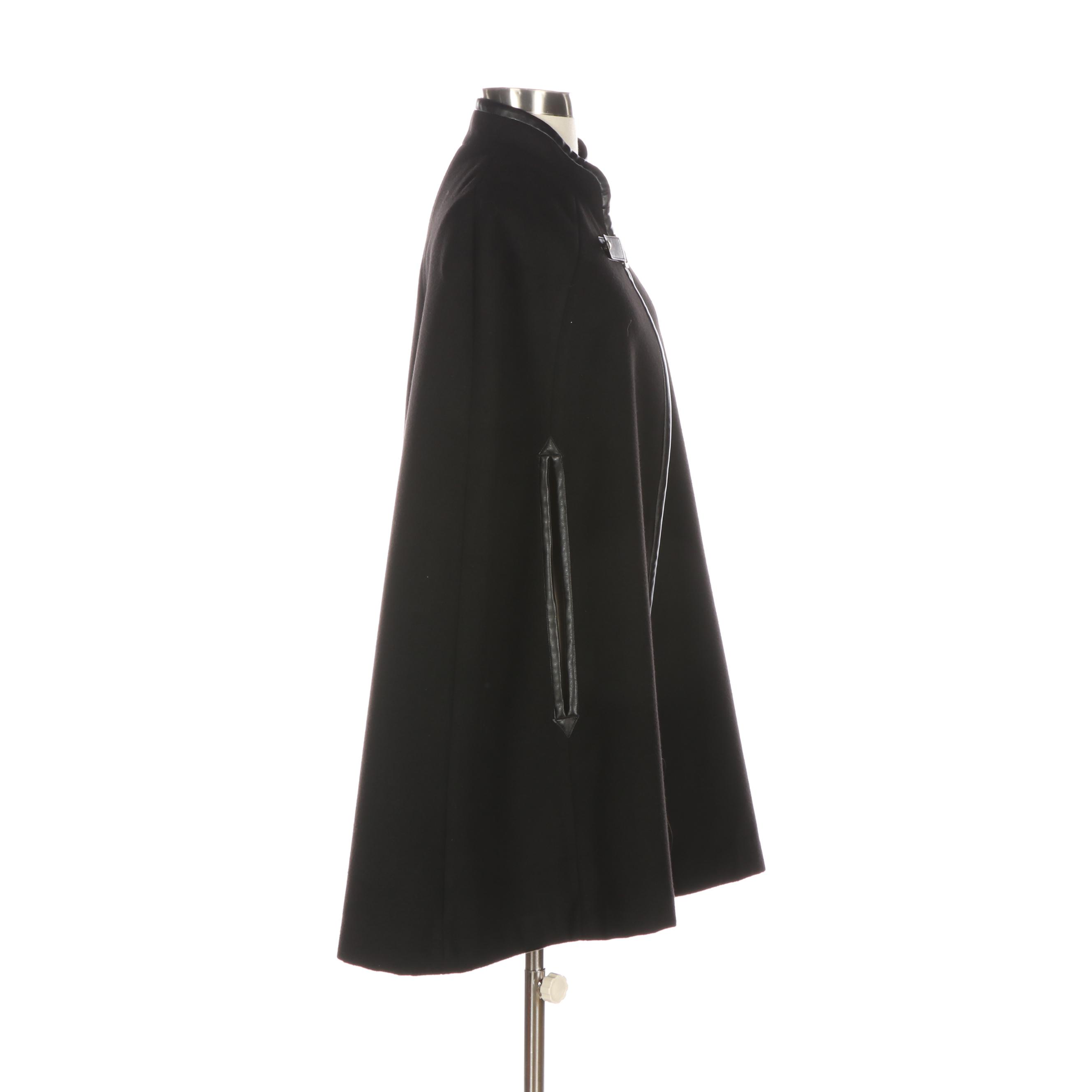 Karl Lagerfeld Brushed Tailored Cape