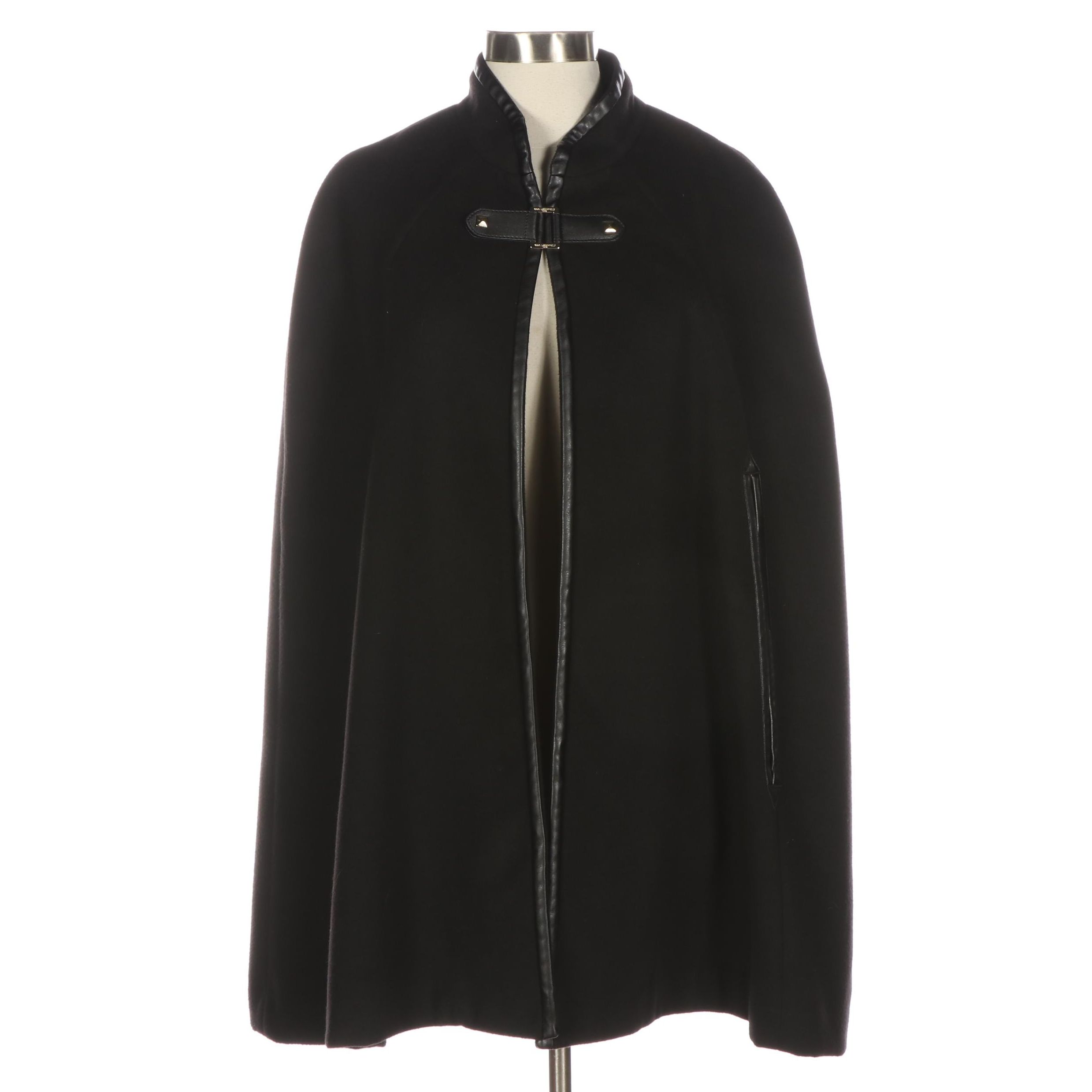 Karl Lagerfeld Brushed Tailored Cape