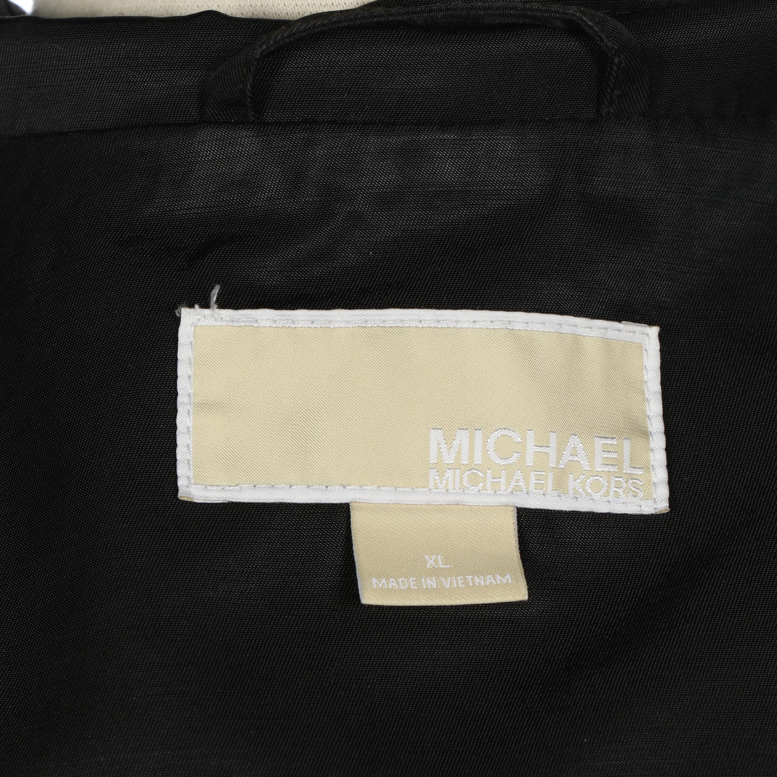 MICHAEL Michael Kors Black Rain Jacket