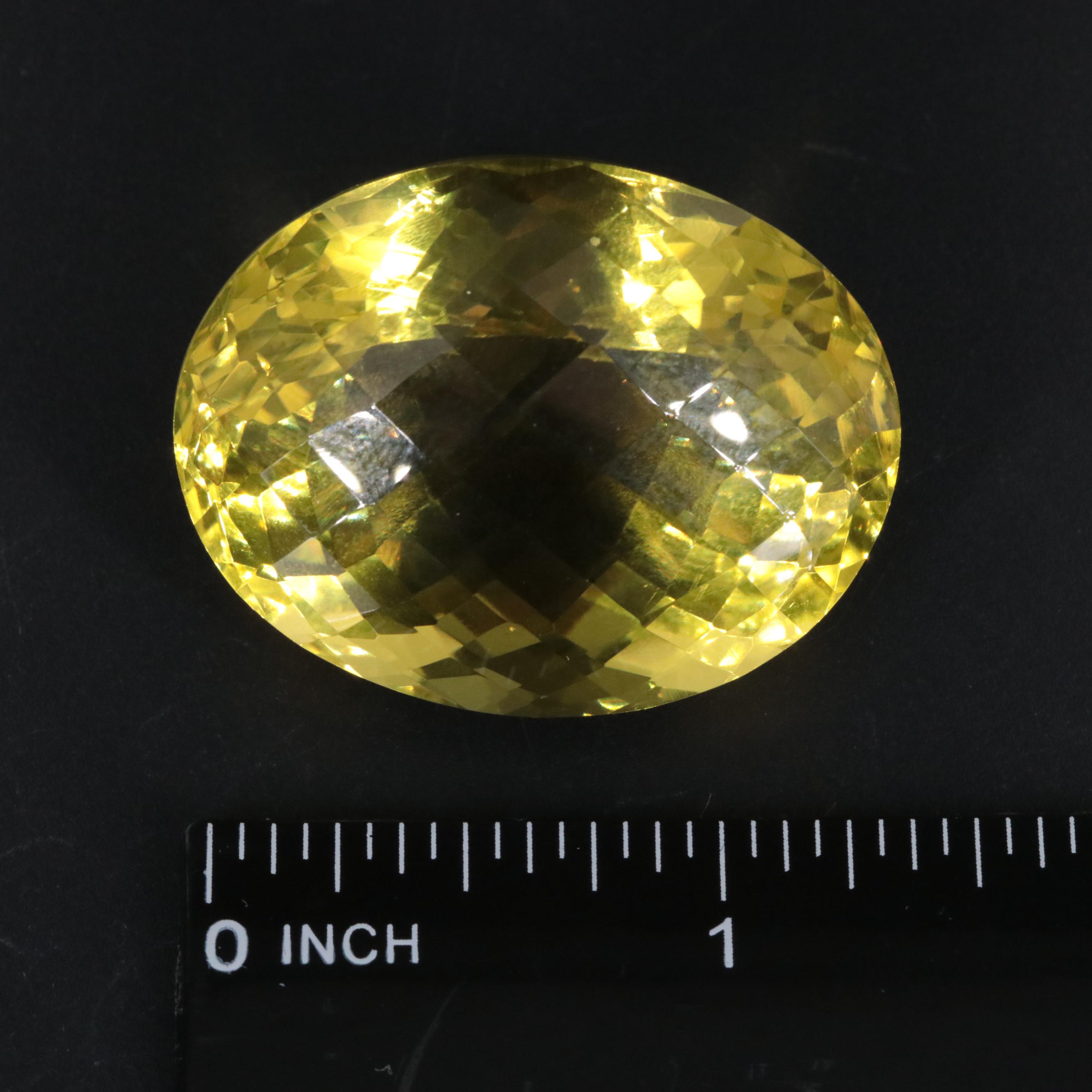 Loose 120.92 CT Lemon Quartz