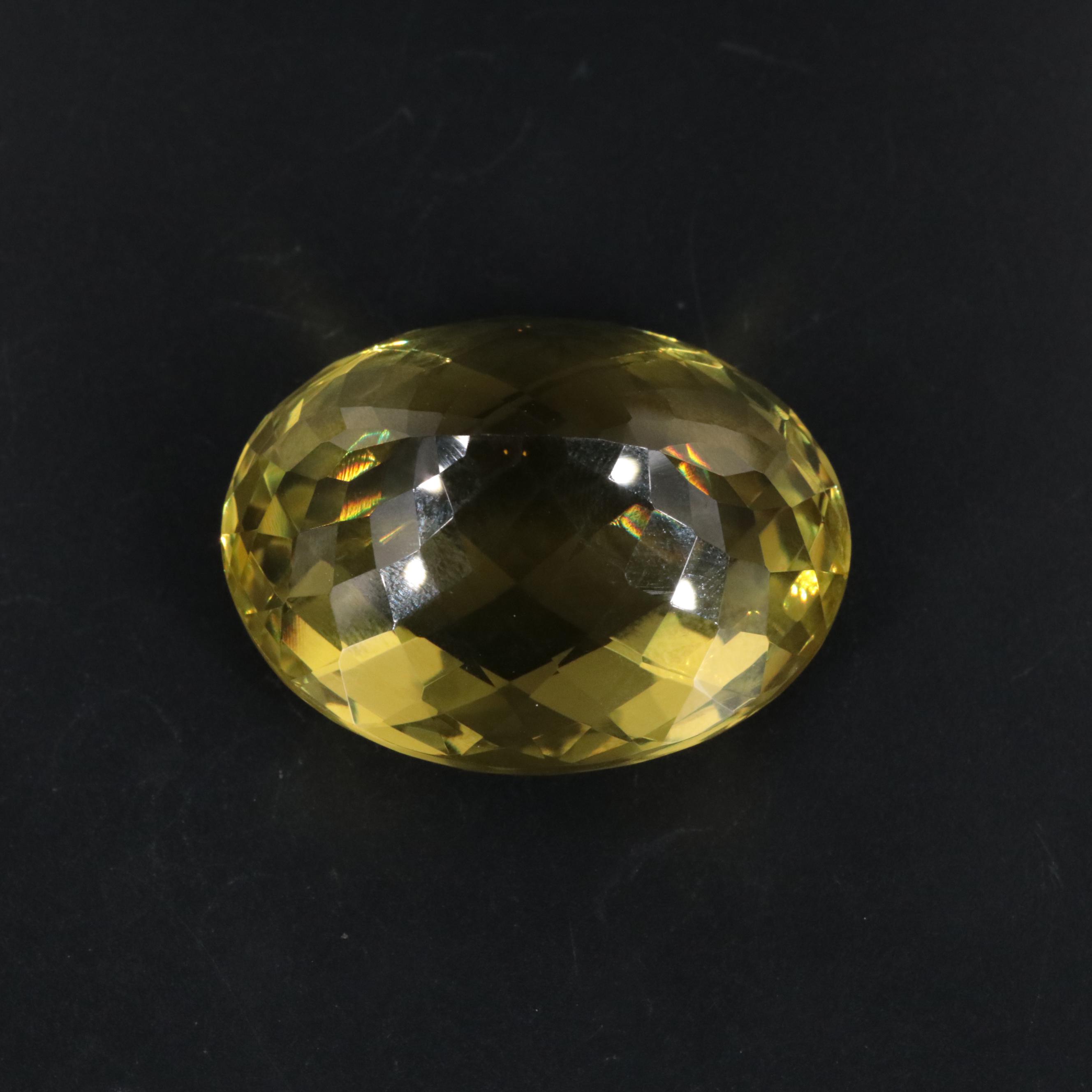 Loose 120.92 CT Lemon Quartz