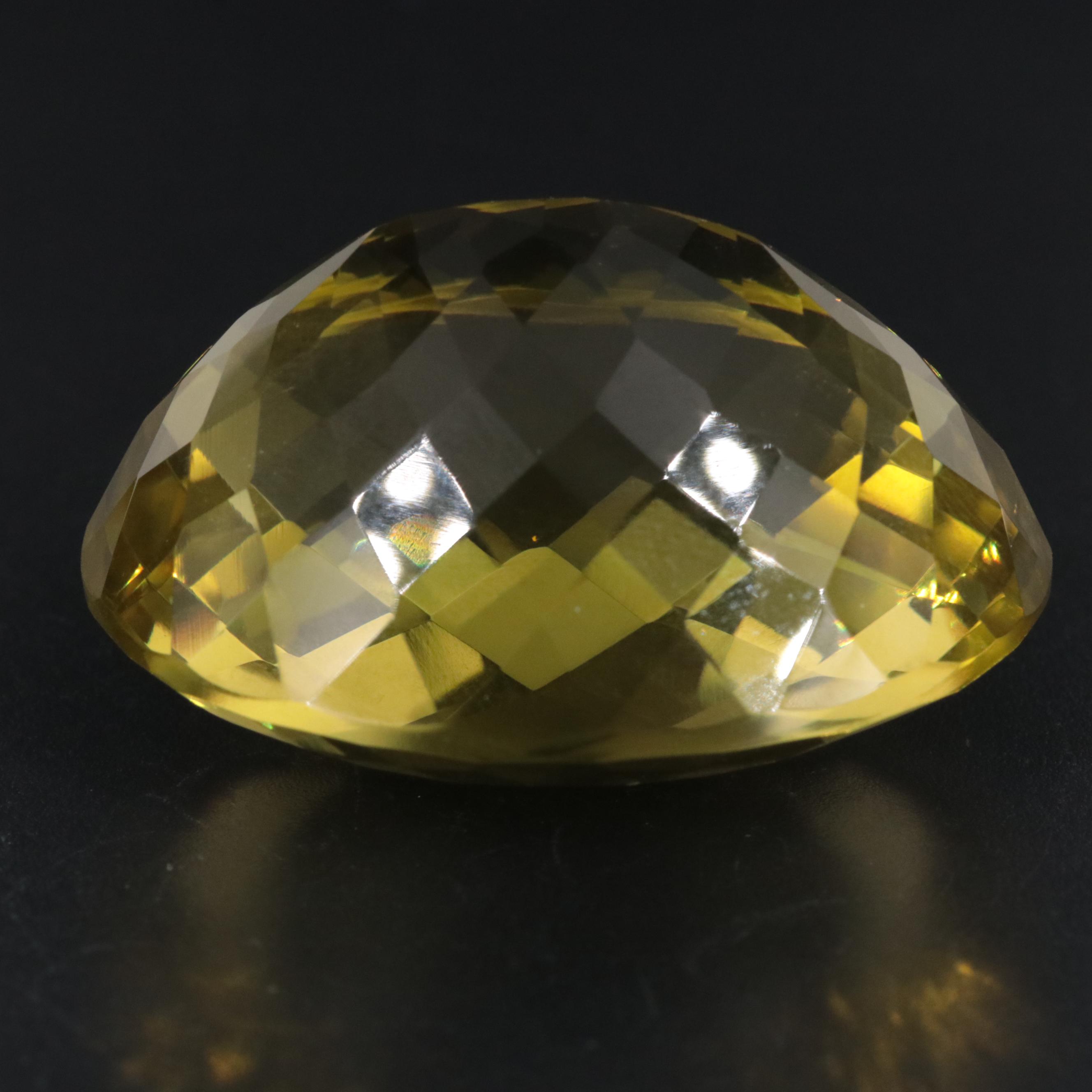 Loose 120.92 CT Lemon Quartz