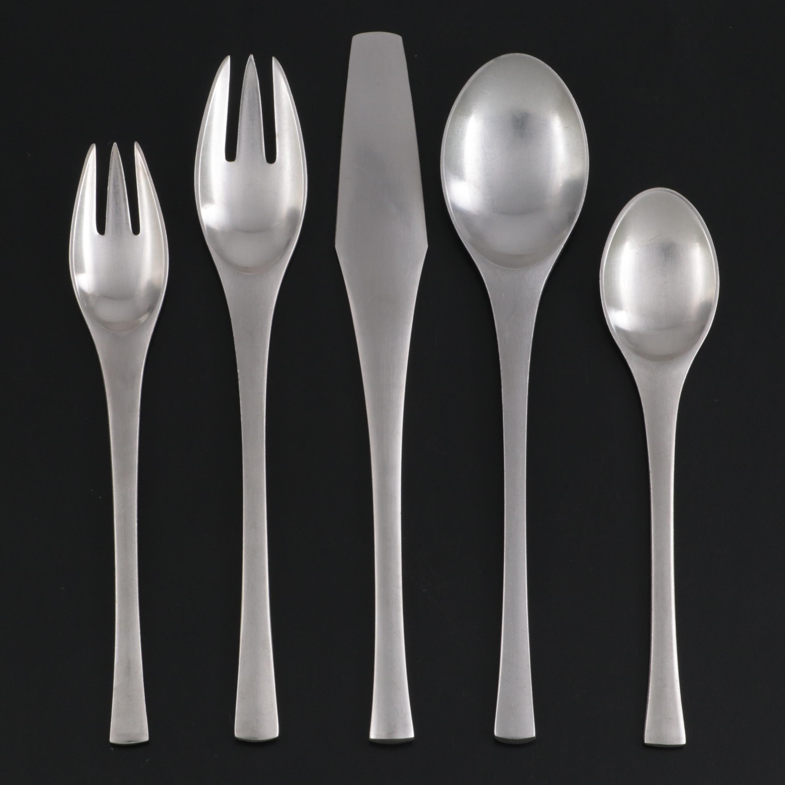 Dansk "Odin" Stainless Steel Flatware, Late 20th Century