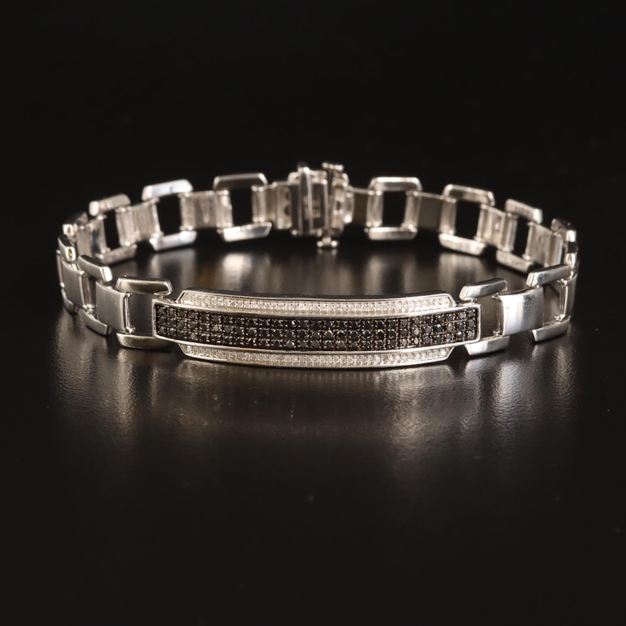 Sterling Diamond Bracelet