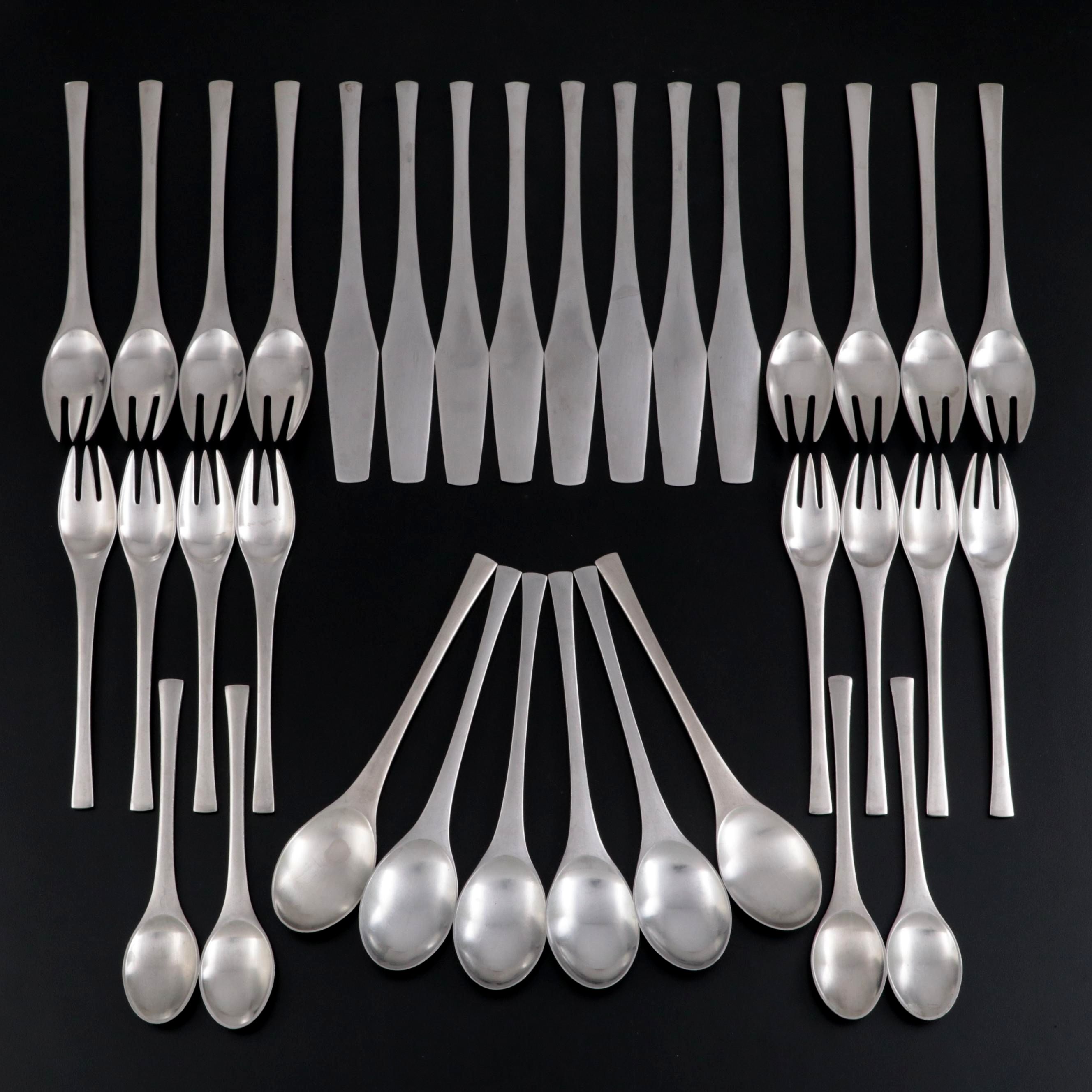 Dansk "Odin" Stainless Steel Flatware, Late 20th Century